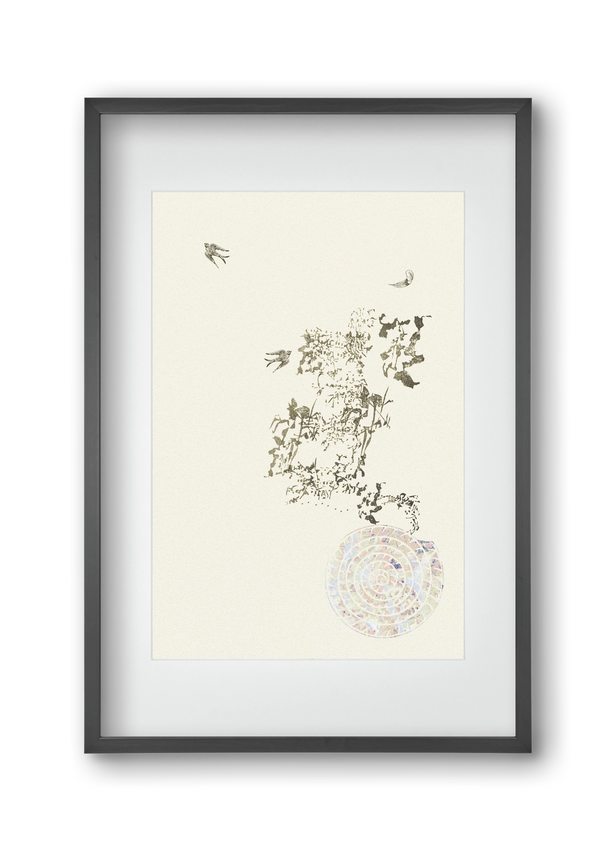 serendipity, 30x45 cm (20x30 cm), Fekete keret, paszpartuval