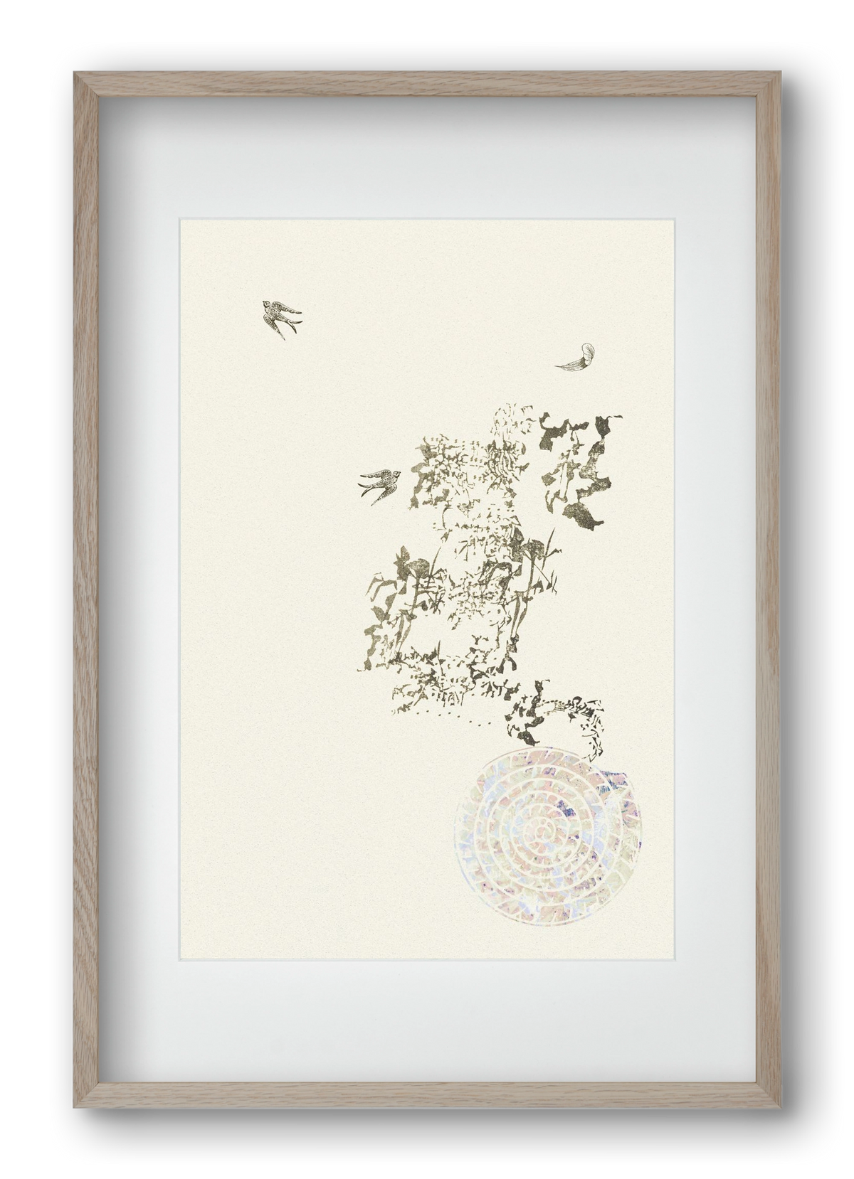 serendipity, 40x60 cm (30x45 cm), Tölgy keret, paszpartuval