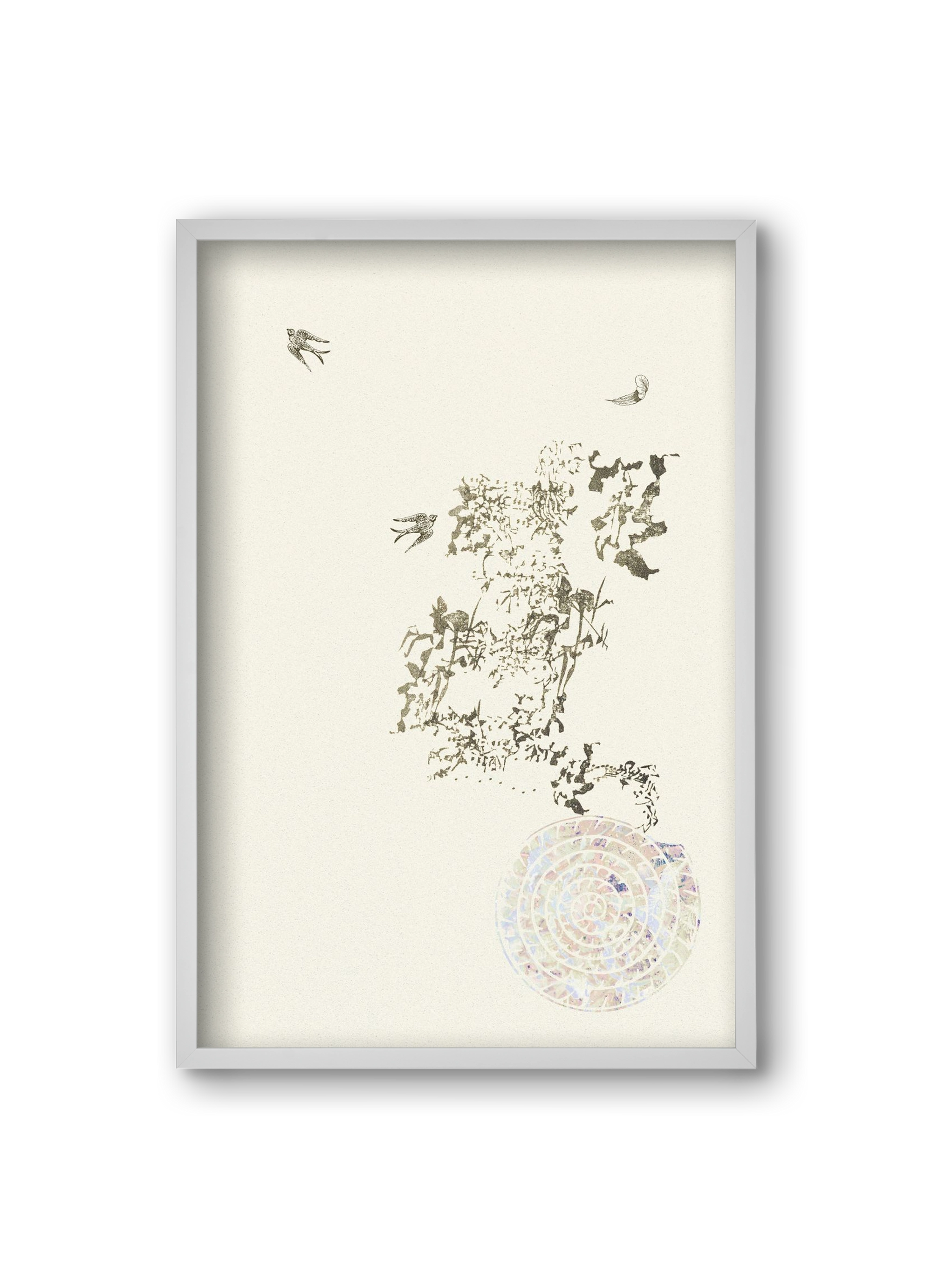 serendipity, 20x30 cm (20x30 cm), Fehér keret