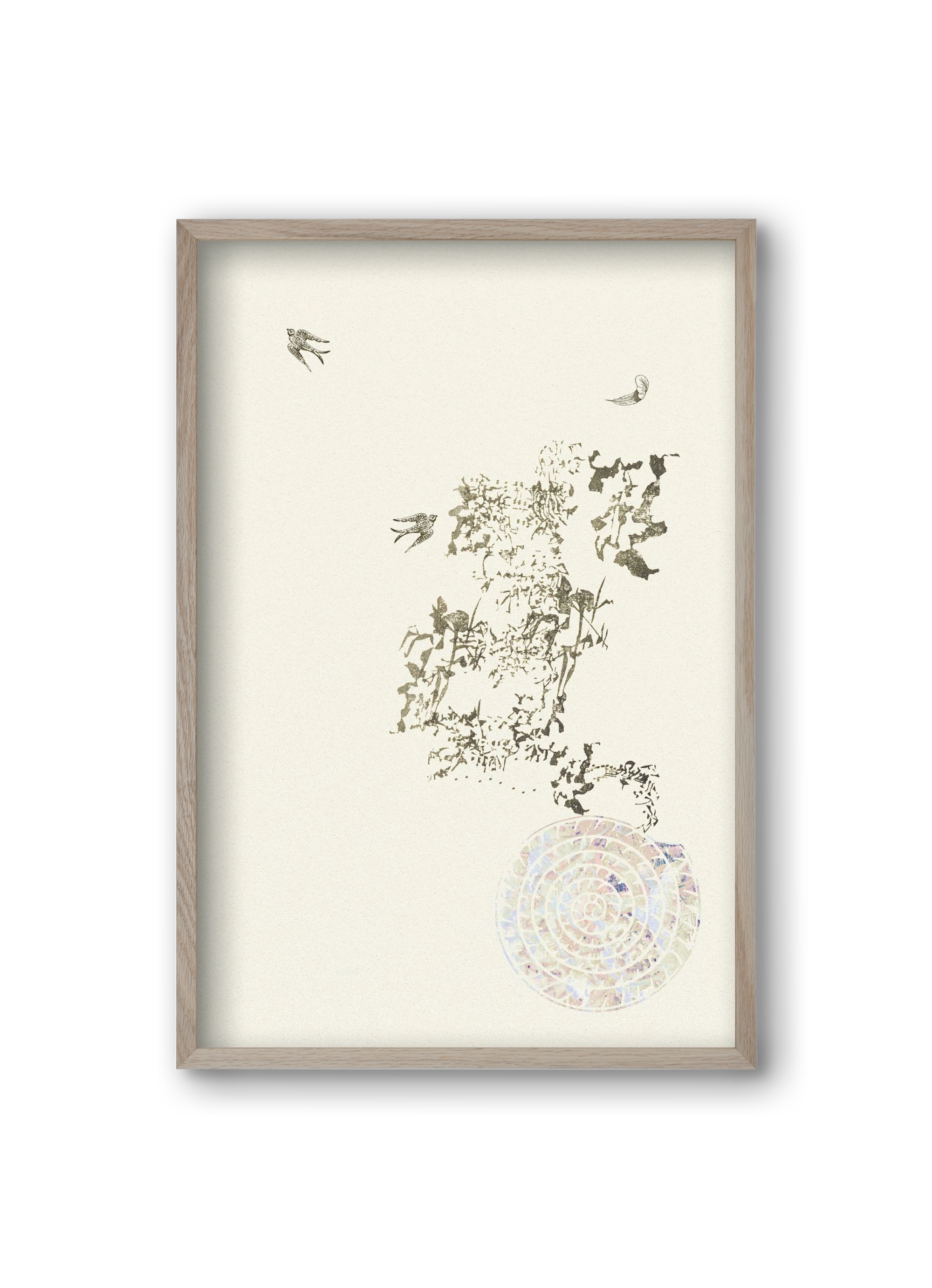 serendipity, 20x30 cm (20x30 cm), Tölgy keret