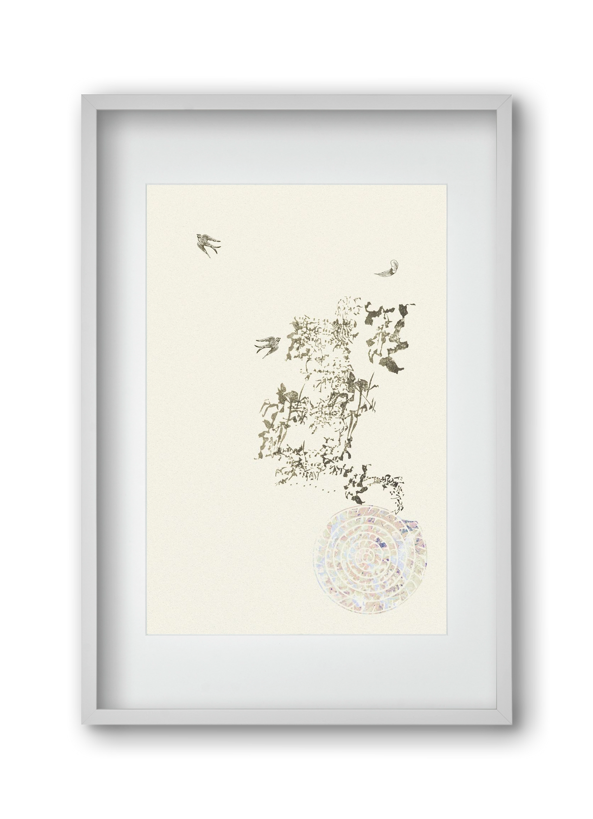 serendipity, 30x45 cm (20x30 cm), Fehér keret, paszpartuval