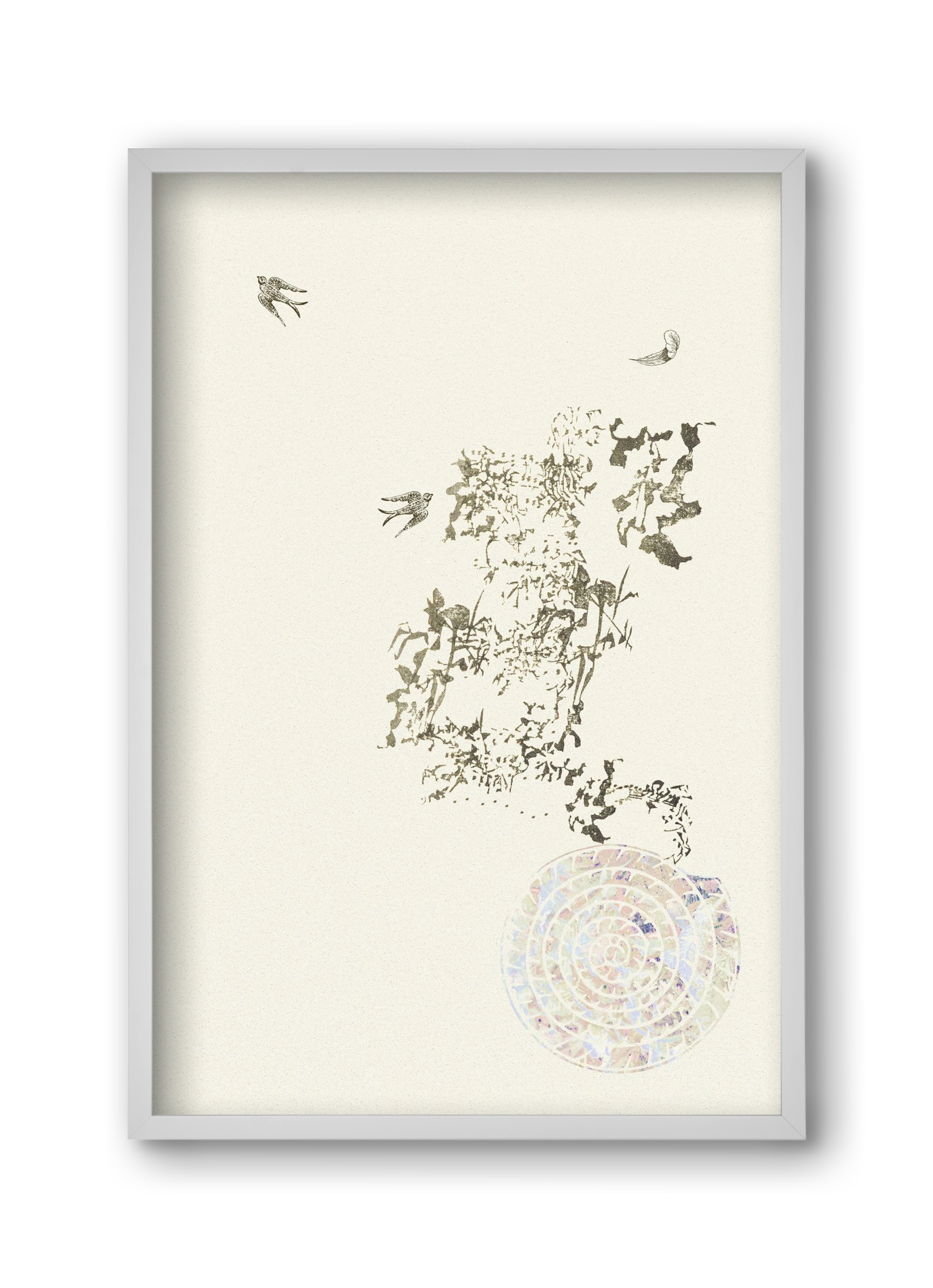 serendipity, 30x45 cm (30x45 cm), Fehér keret