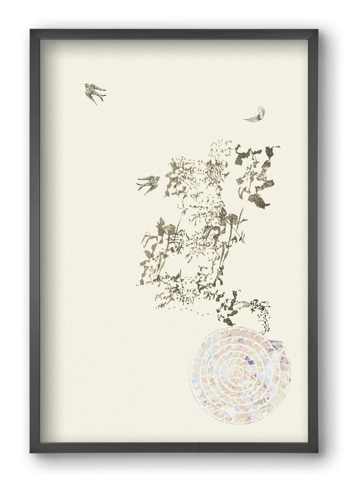 serendipity, 40x60 cm (40x60 cm), Fekete keret