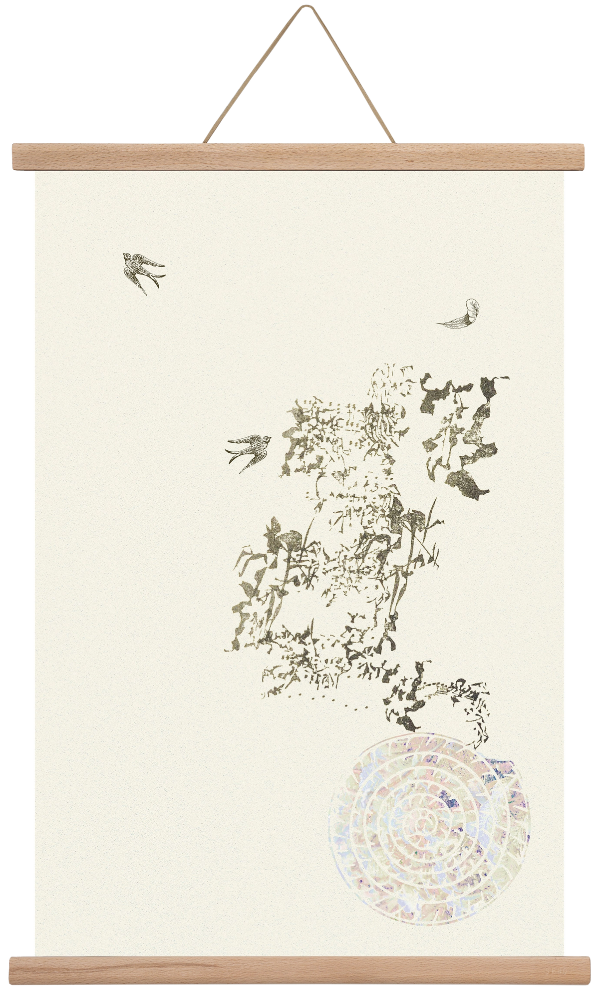 serendipity, 40x60 cm (40x60 cm), Tölgy akasztó