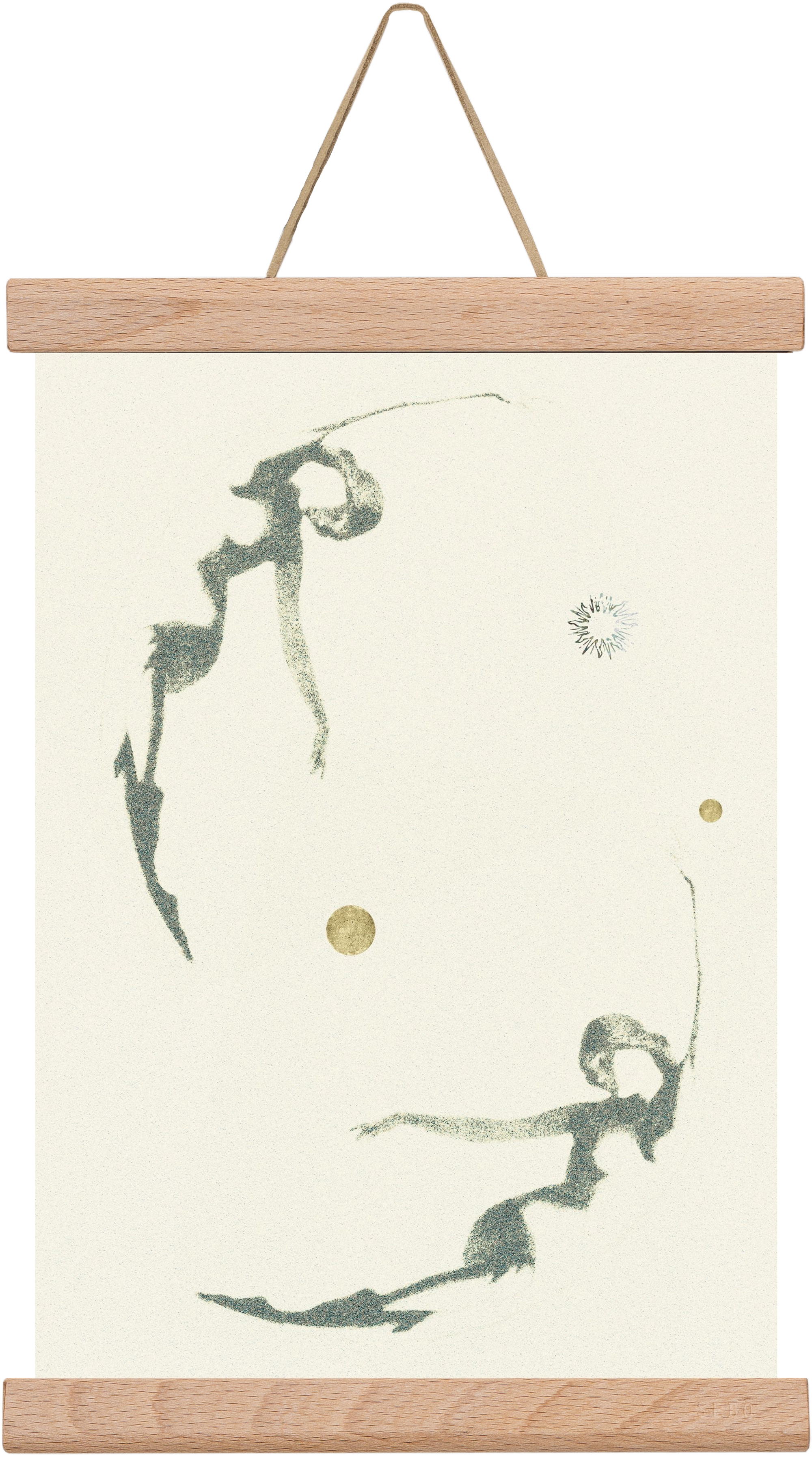 twins, 20x30 cm (20x30 cm), Tölgy akasztó