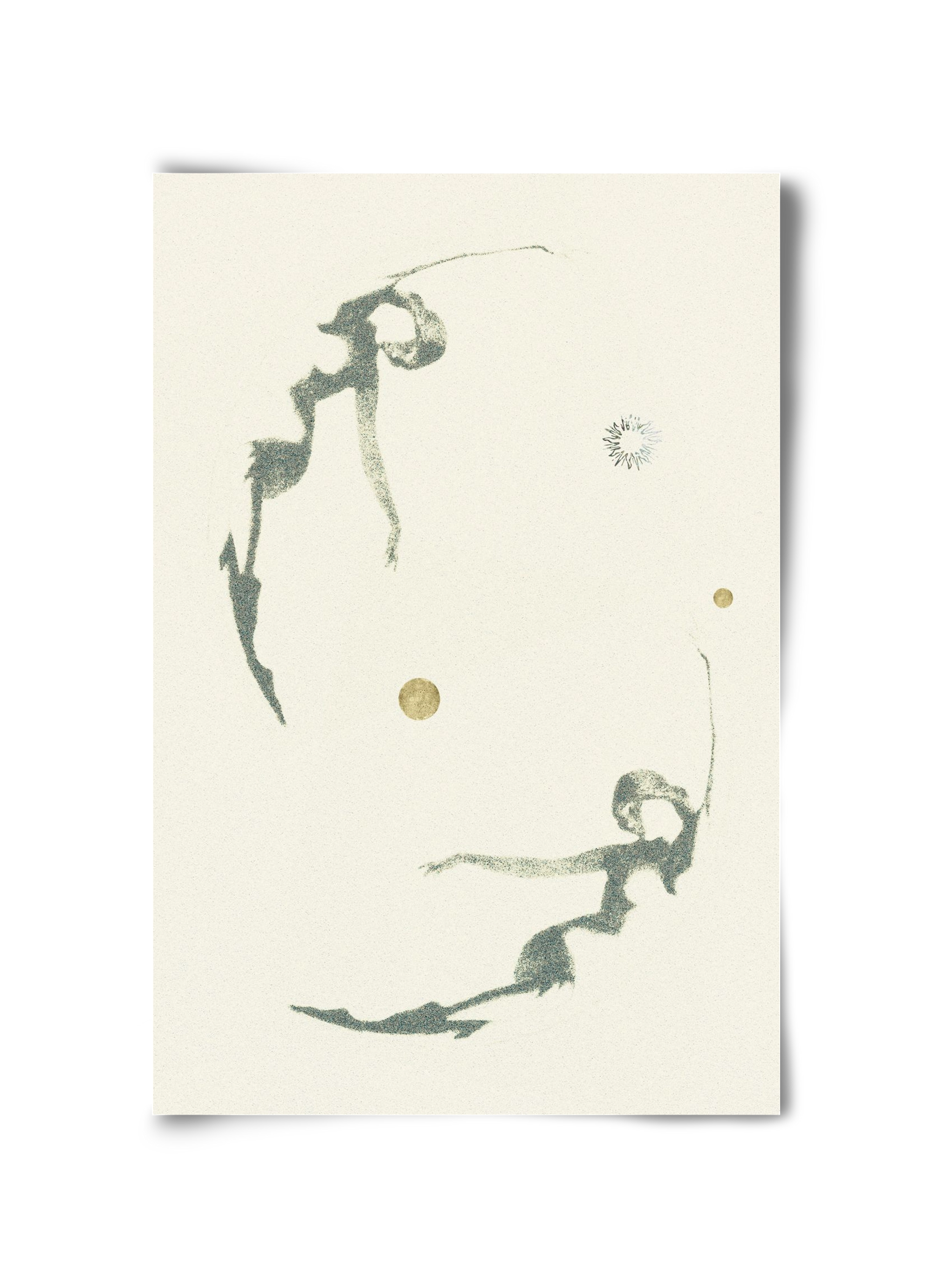 twins, 30x45 cm, Keret nélkül