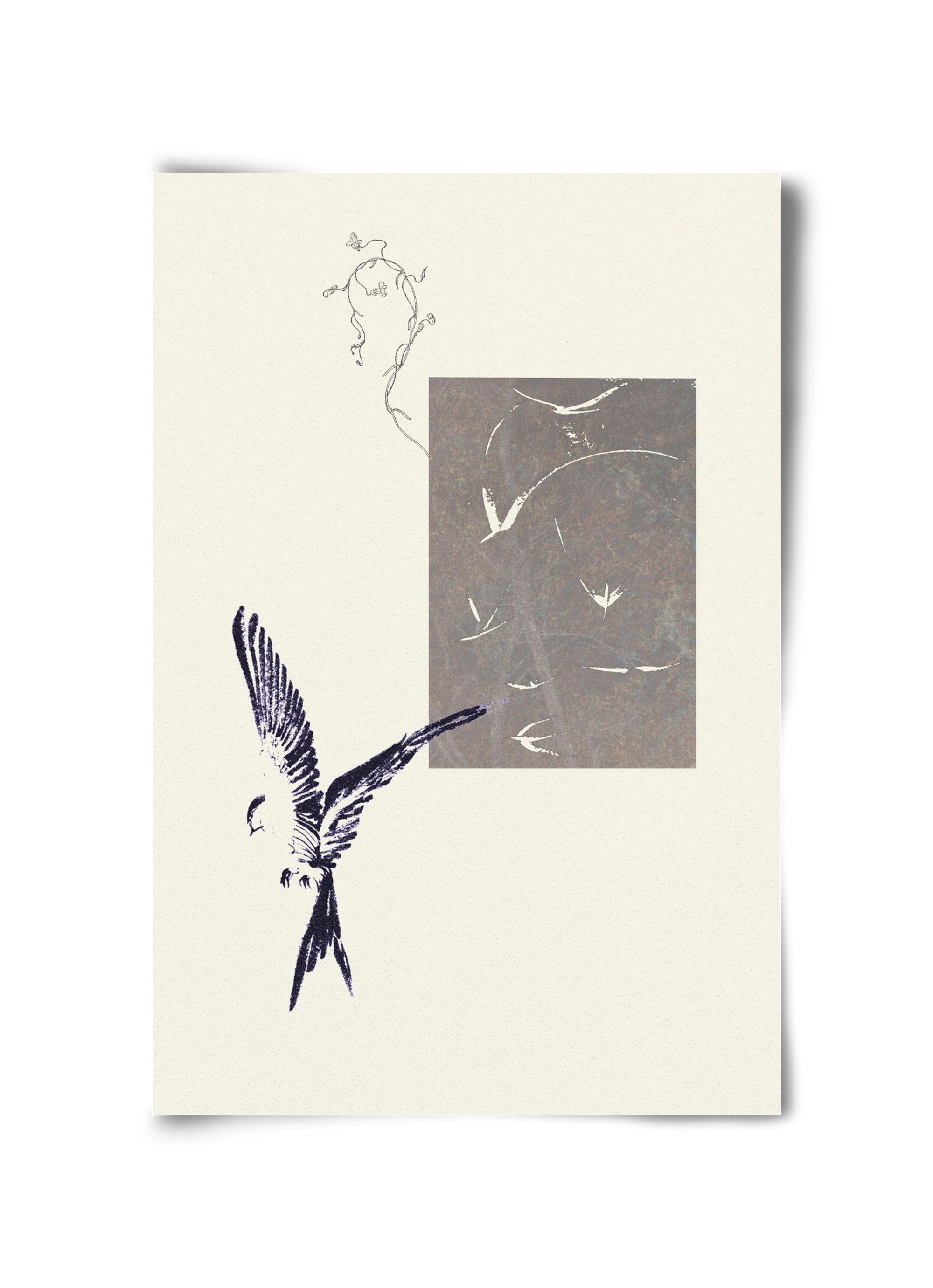 echo, 30x45 cm, Keret nélkül