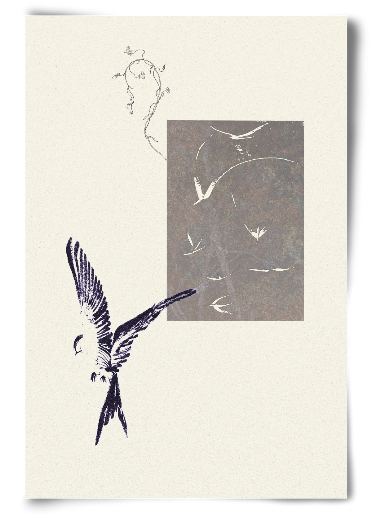 echo, 60x90 cm, Keret nélkül