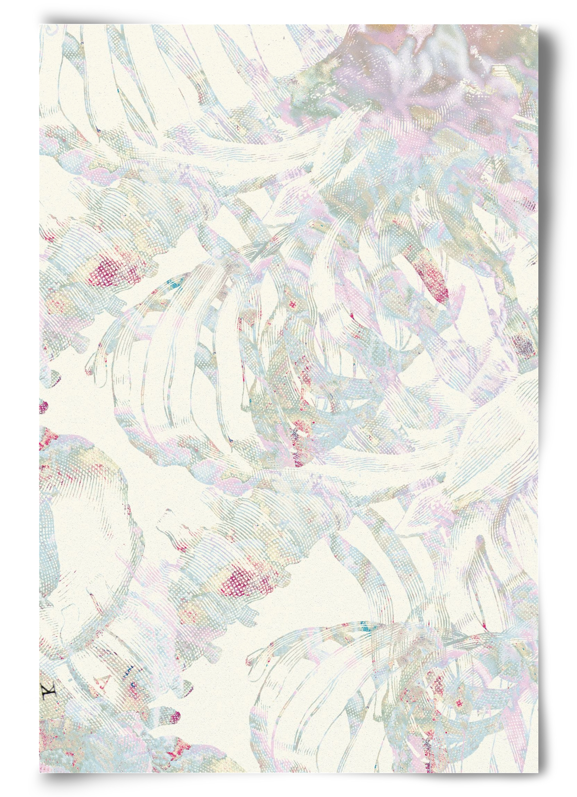 in between cages, 60x90 cm, Keret nélkül