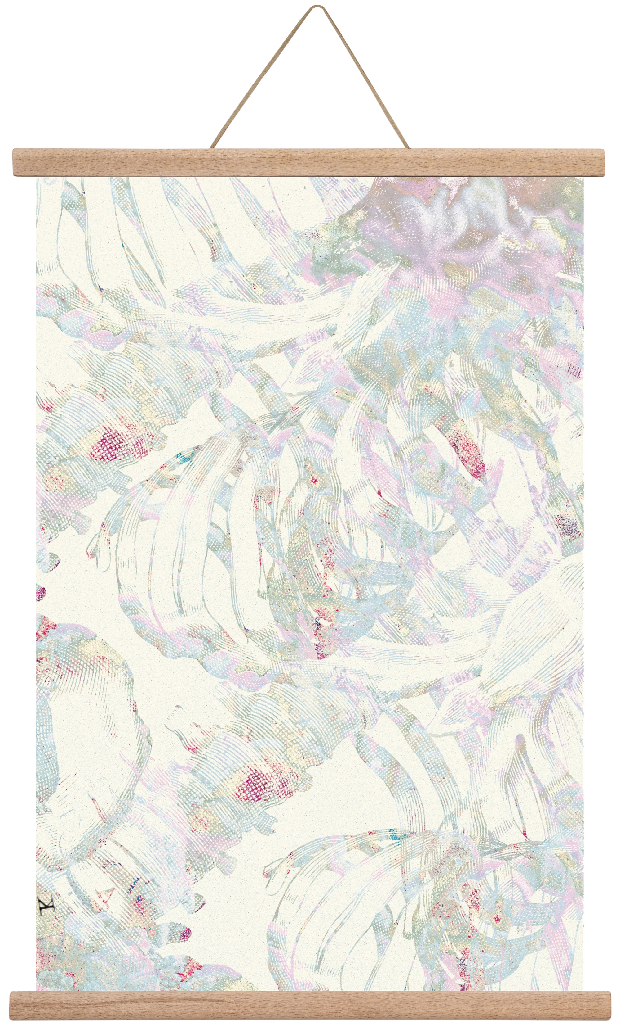 in between cages, 40x60 cm (40x60 cm), Tölgy akasztó