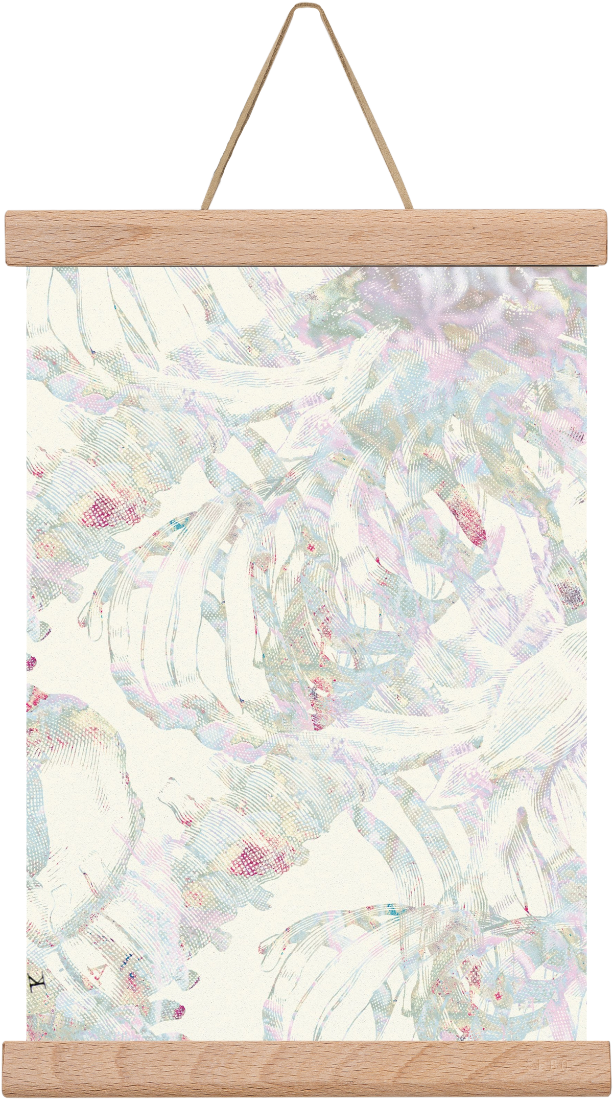 in between cages, 20x30 cm (20x30 cm), Tölgy akasztó