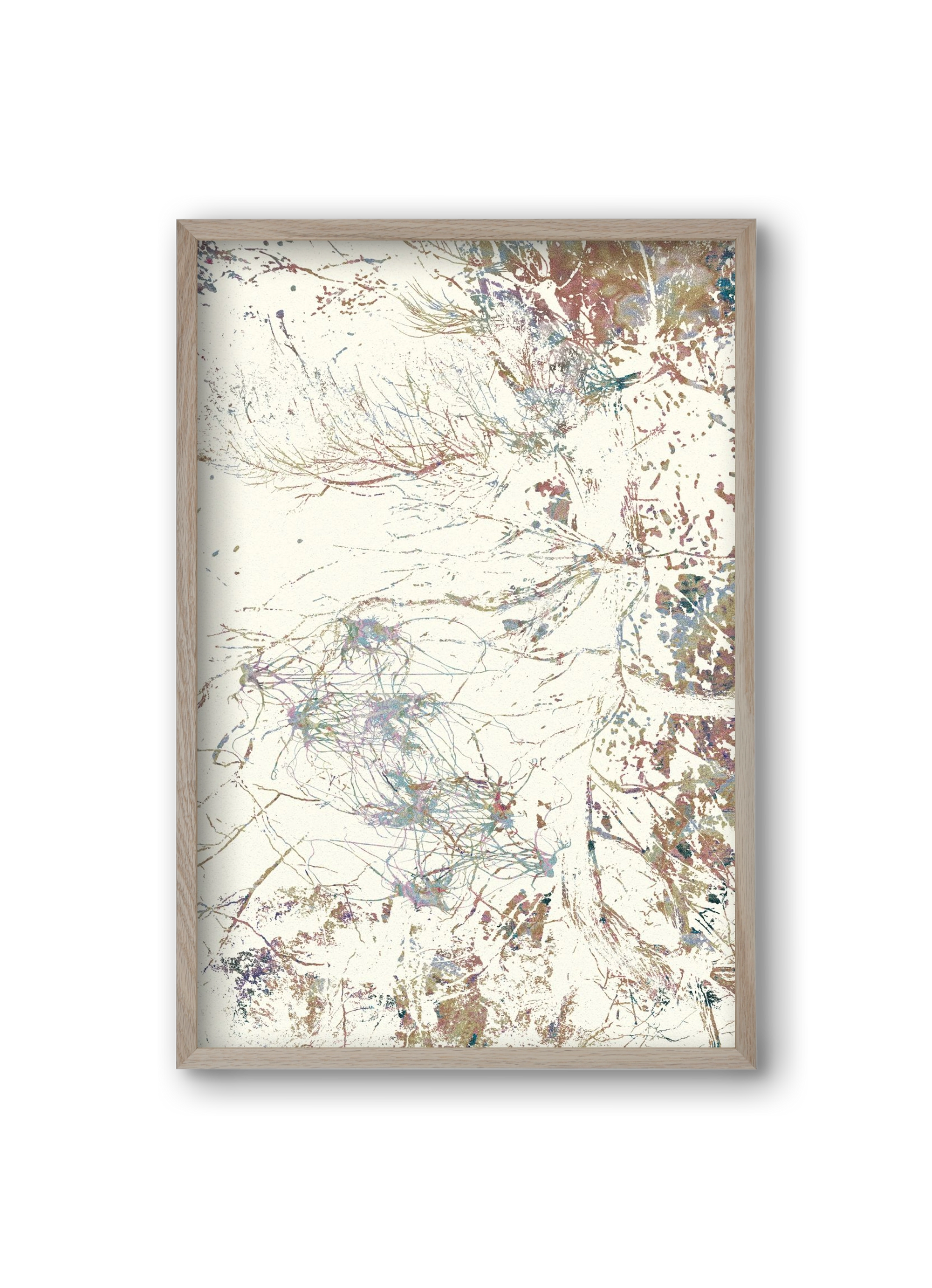 lingering, 20x30 cm (20x30 cm), Tölgy keret