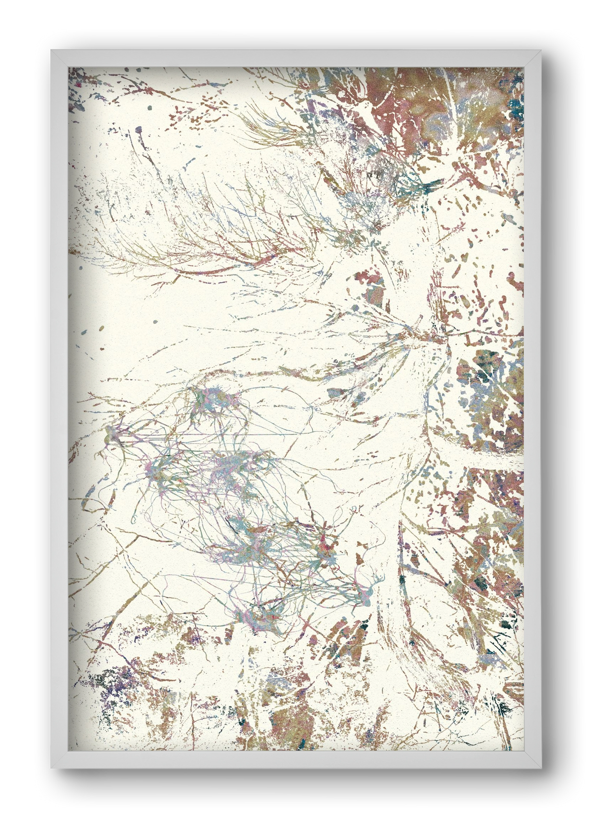 lingering, 40x60 cm (40x60 cm), Fehér keret