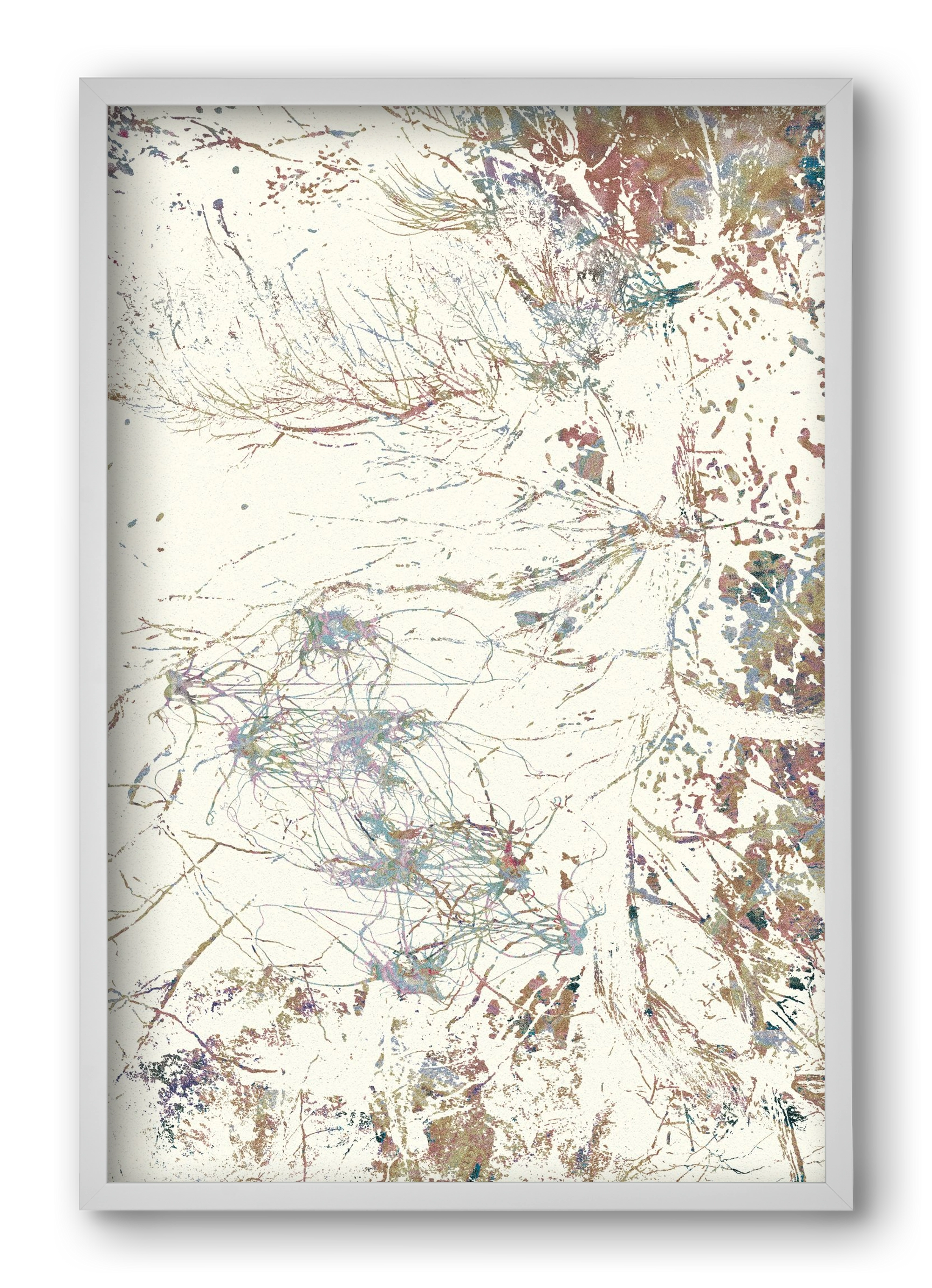 lingering, 40x60 cm (40x60 cm), Fehér keret