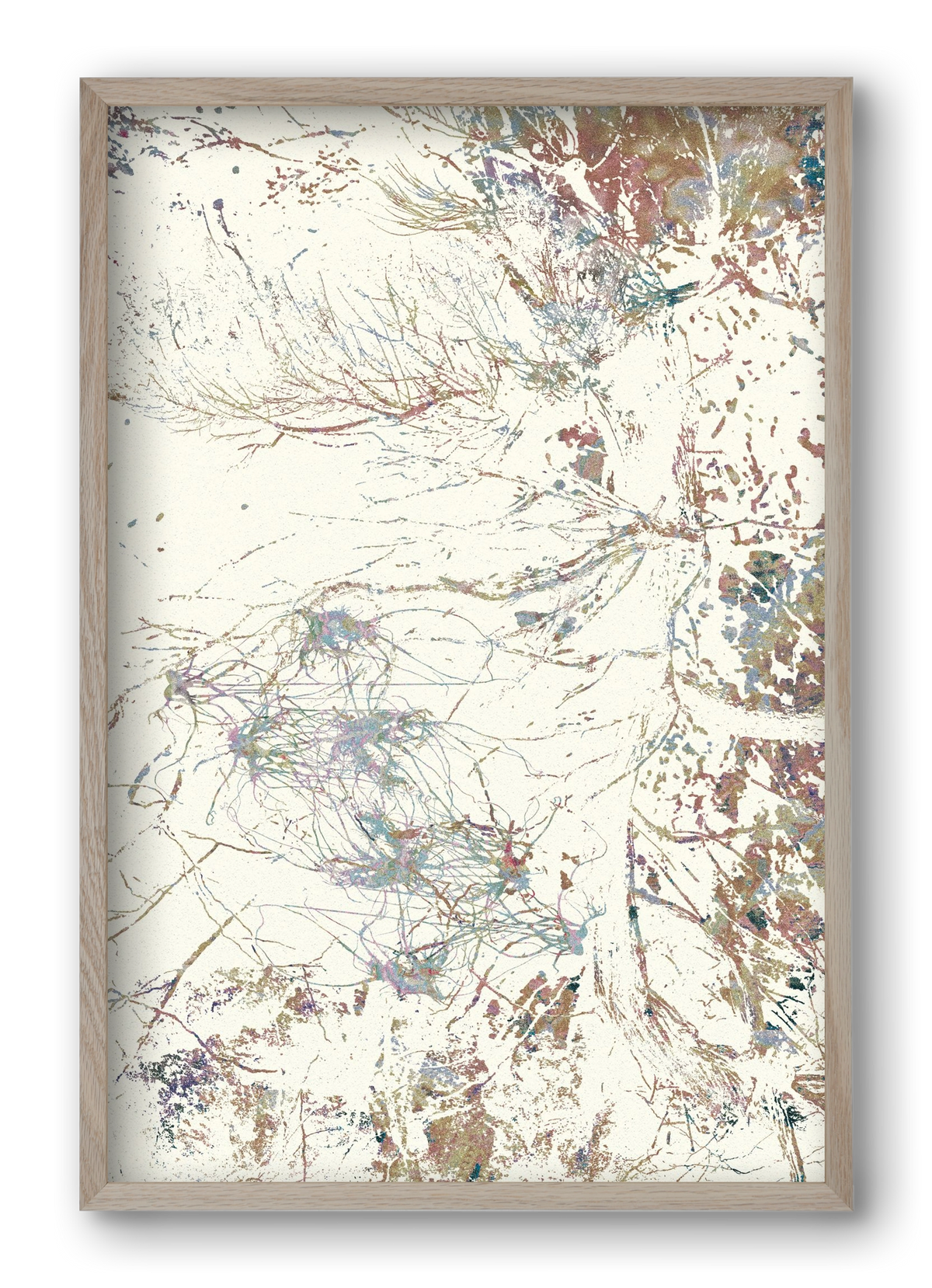 lingering, 40x60 cm (40x60 cm), Tölgy keret