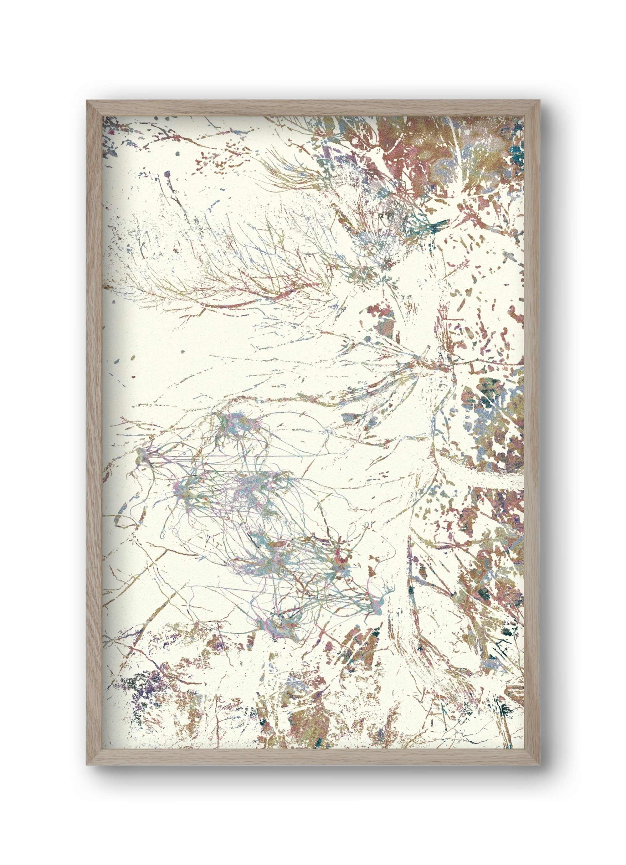 lingering, 30x45 cm (30x45 cm), Tölgy keret