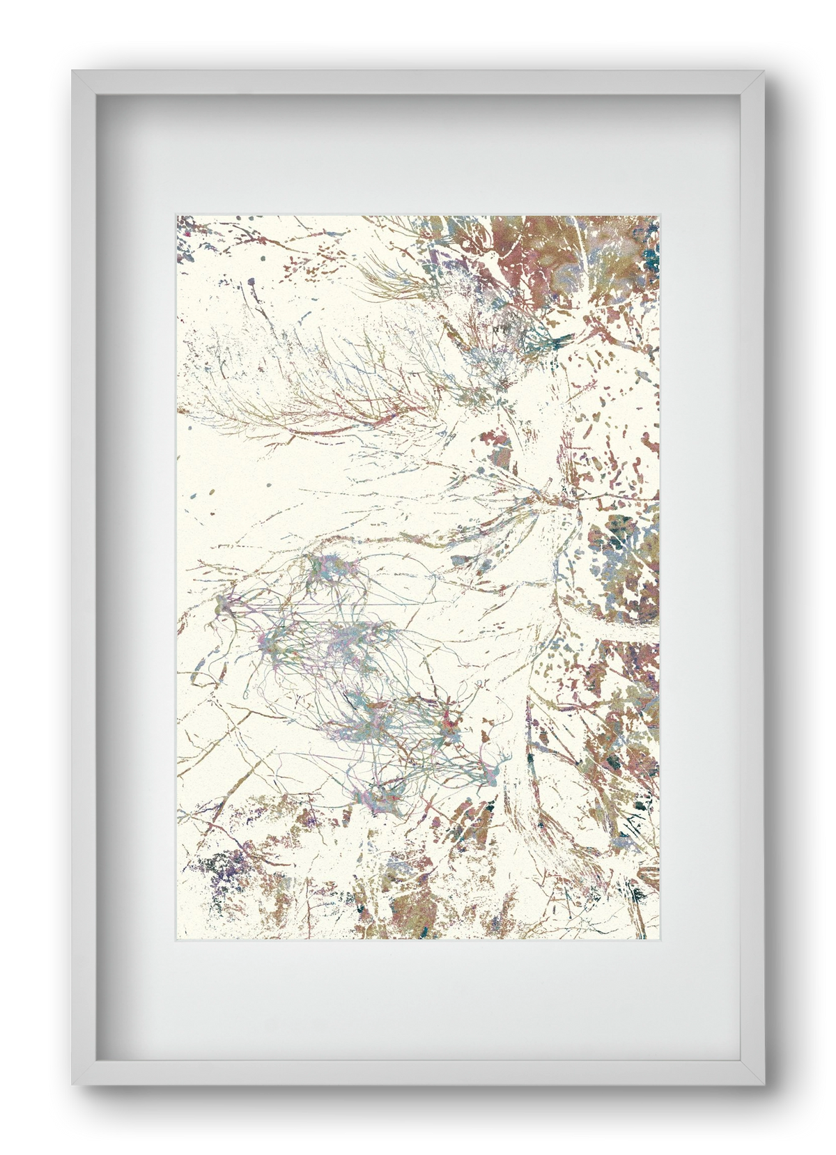 lingering, 40x60 cm (30x45 cm), Fehér keret, paszpartuval