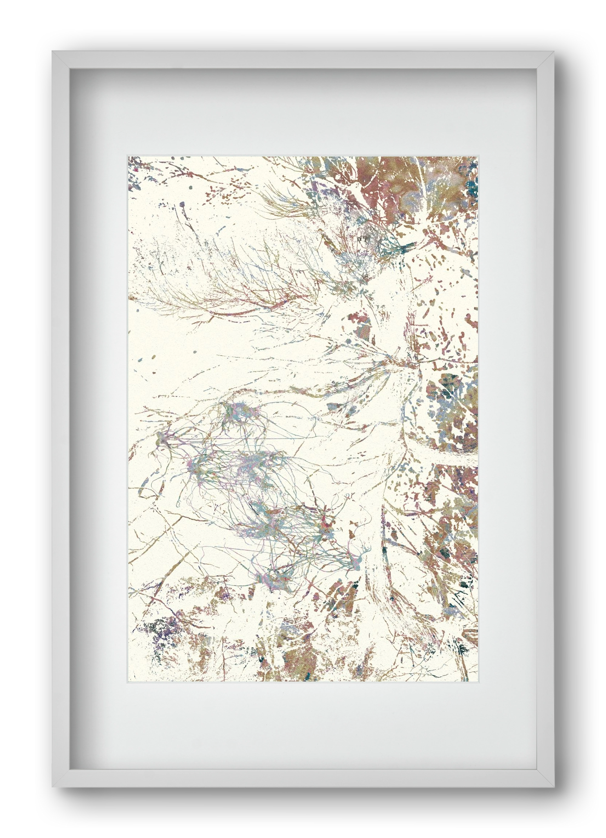 lingering, 40x60 cm (30x45 cm), Fehér keret, paszpartuval