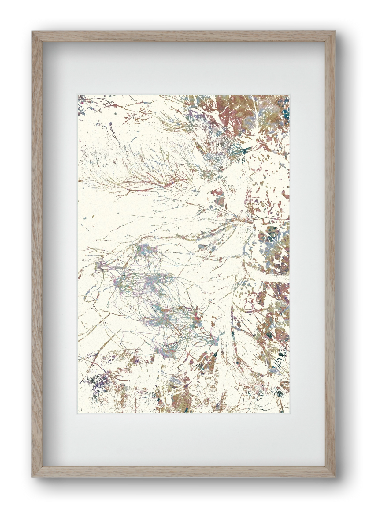 lingering, 40x60 cm (30x45 cm), Tölgy keret, paszpartuval