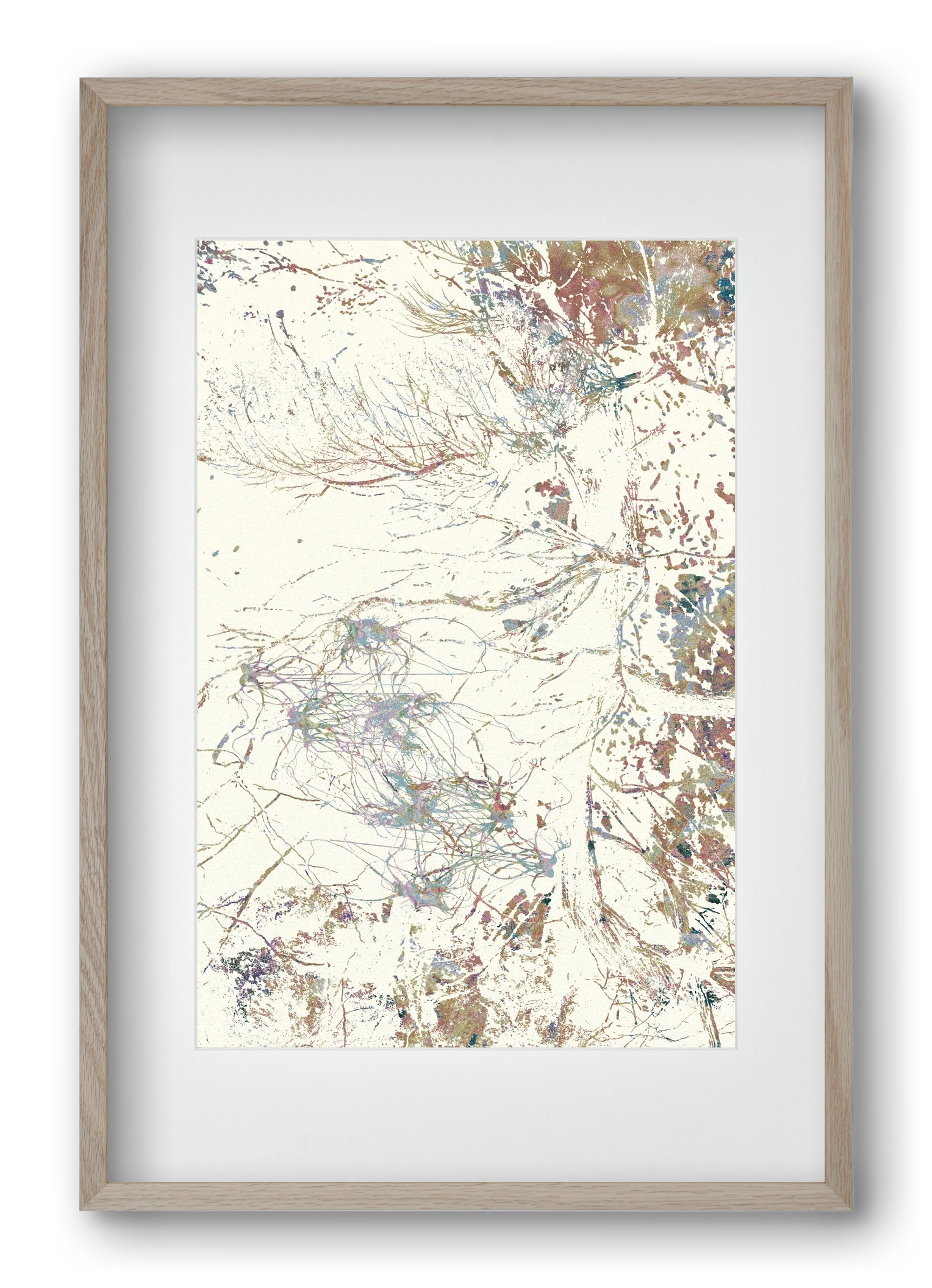 lingering, 40x60 cm (30x45 cm), Tölgy keret, paszpartuval