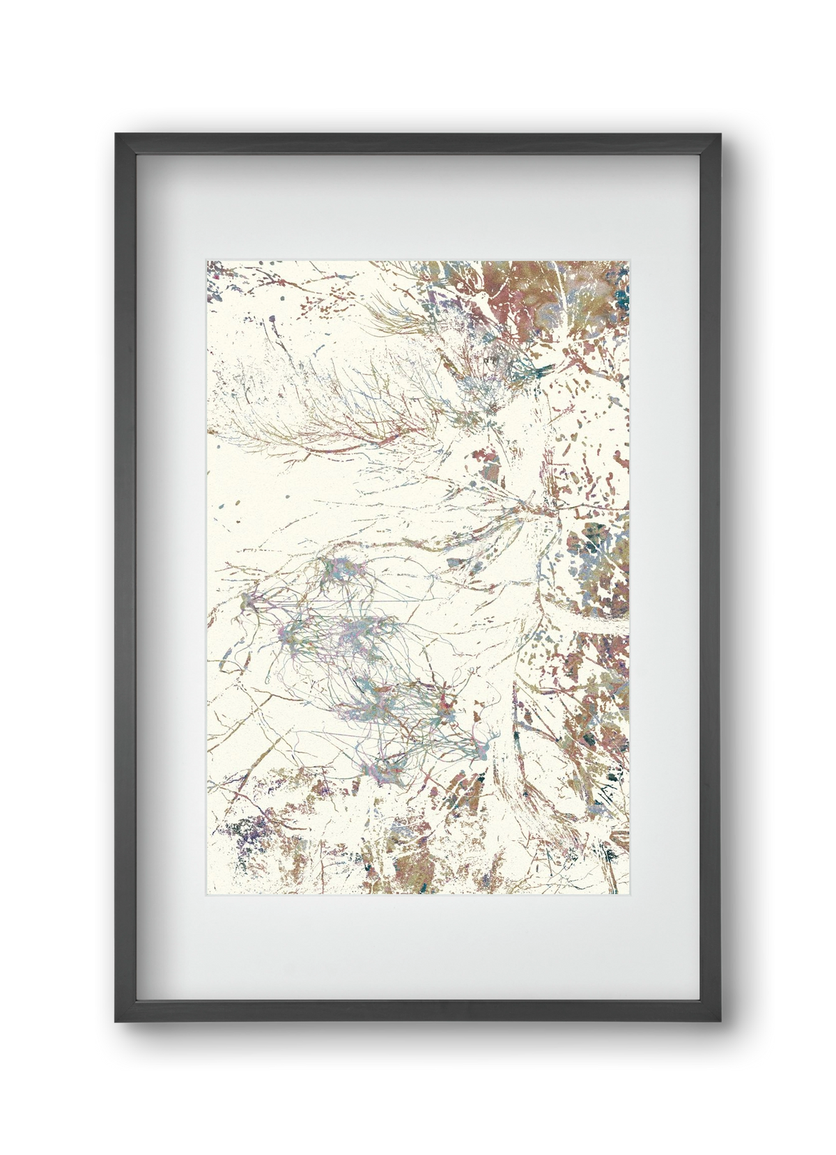 lingering, 30x45 cm (20x30 cm), Fekete keret, paszpartuval