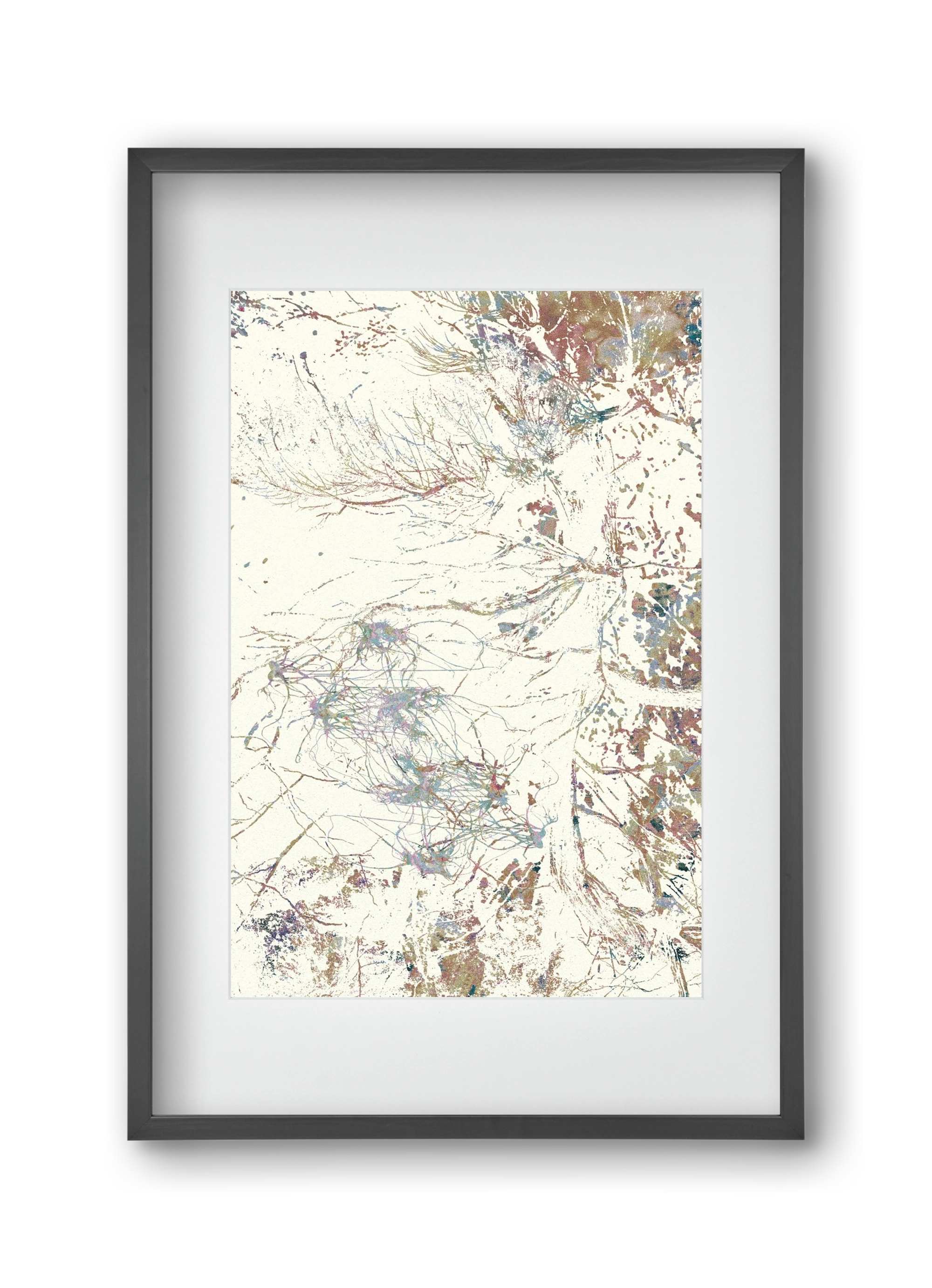 lingering, 30x45 cm (20x30 cm), Fekete keret, paszpartuval