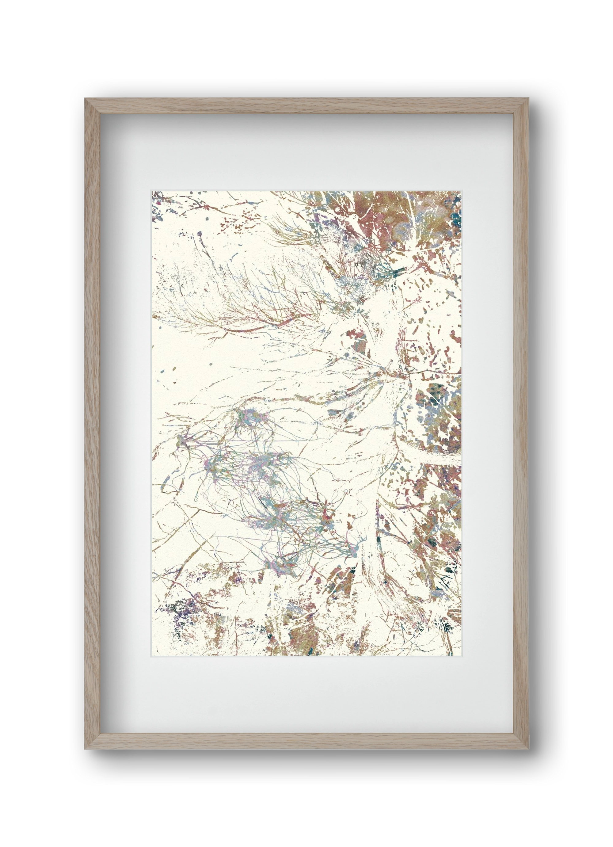 lingering, 30x45 cm (20x30 cm), Tölgy keret, paszpartuval