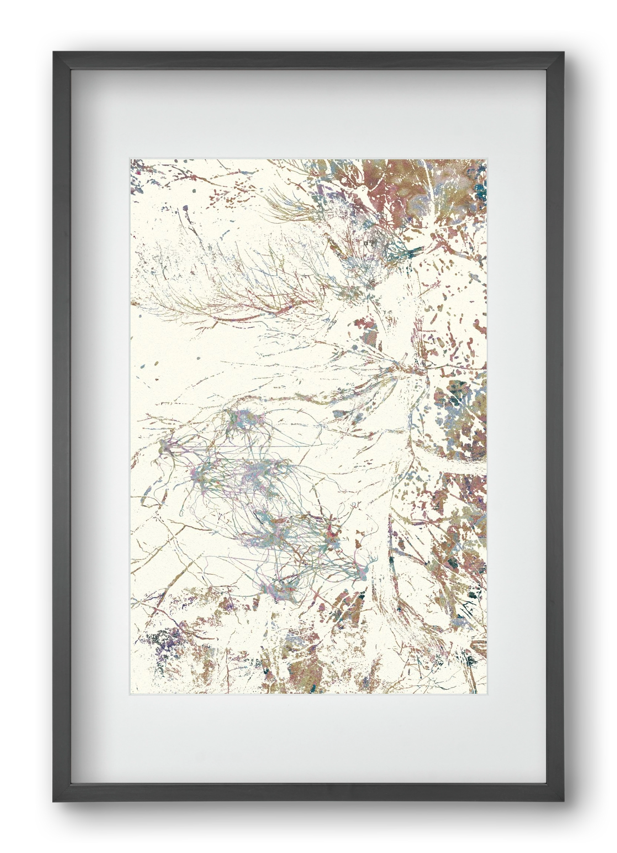 lingering, 40x60 cm (30x45 cm), Fekete keret, paszpartuval