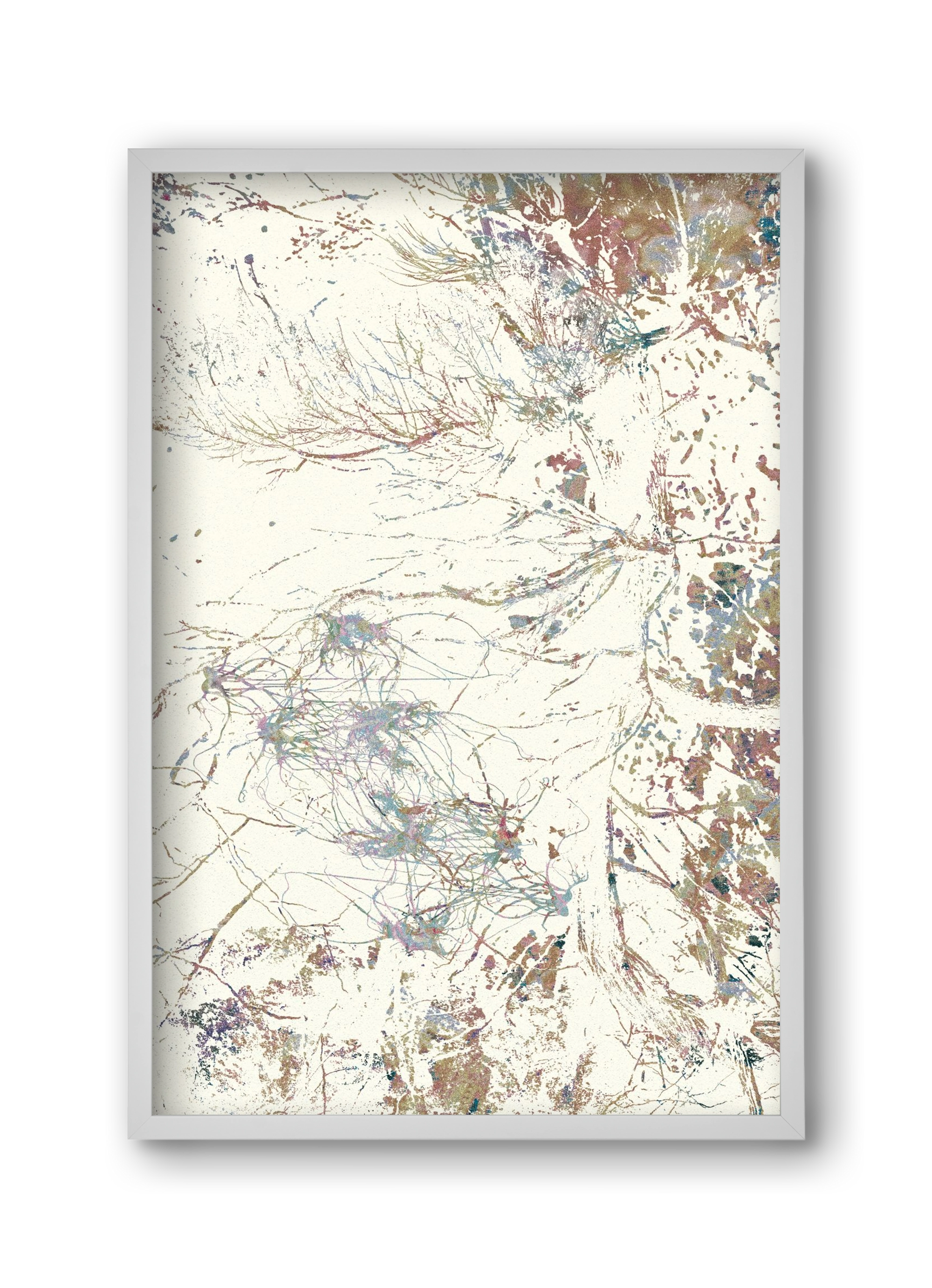 lingering, 30x45 cm (30x45 cm), Fehér keret