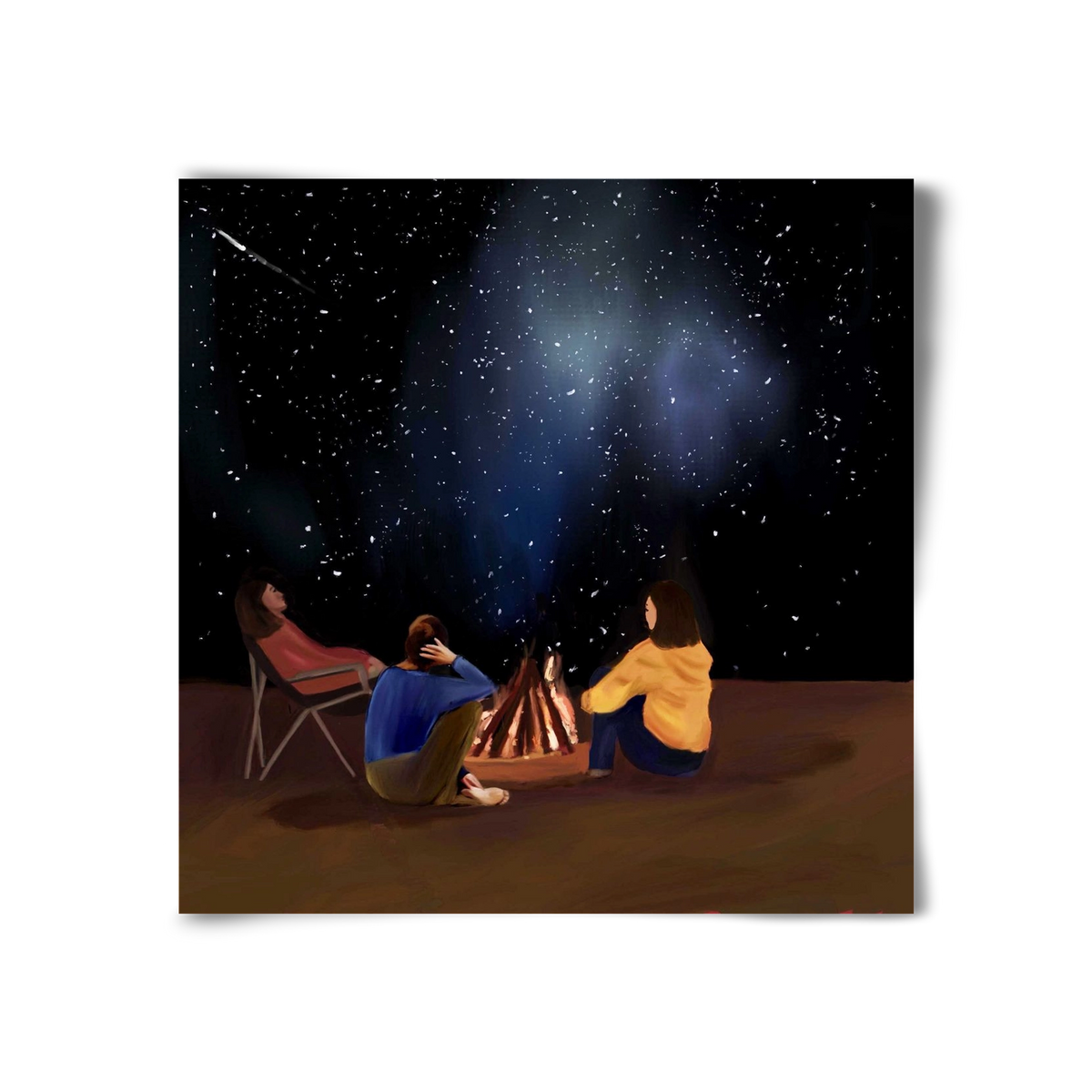  A SKY FULL OF STARS, 30x30 cm, Keret nélkül