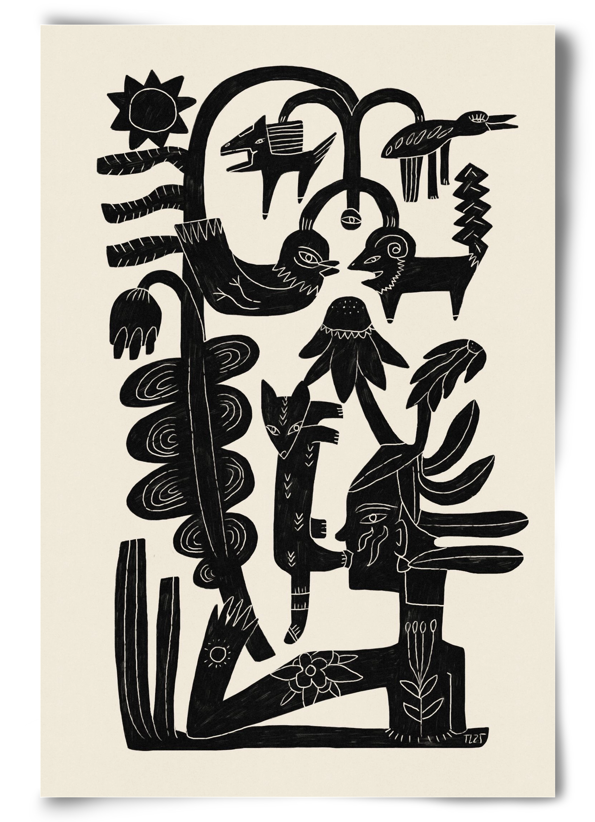 The Singing Tree, 60x90 cm, Keret nélkül