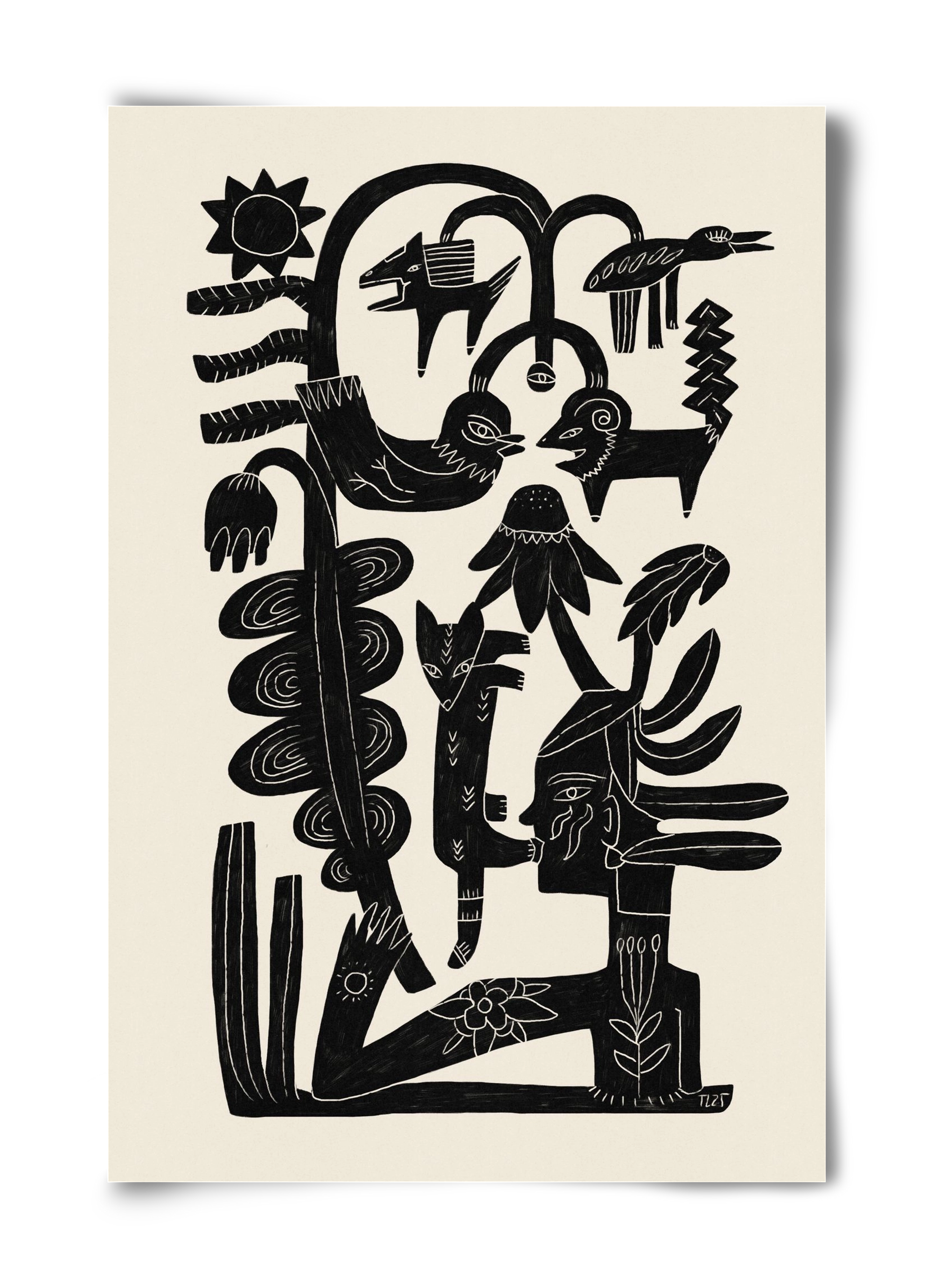 The Singing Tree, 40x60 cm, Keret nélkül