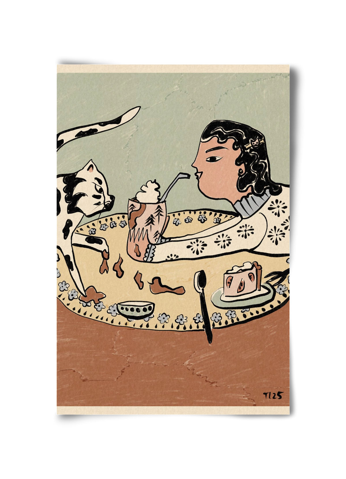 Cozy Cocoa, 30x45 cm, Keret nélkül