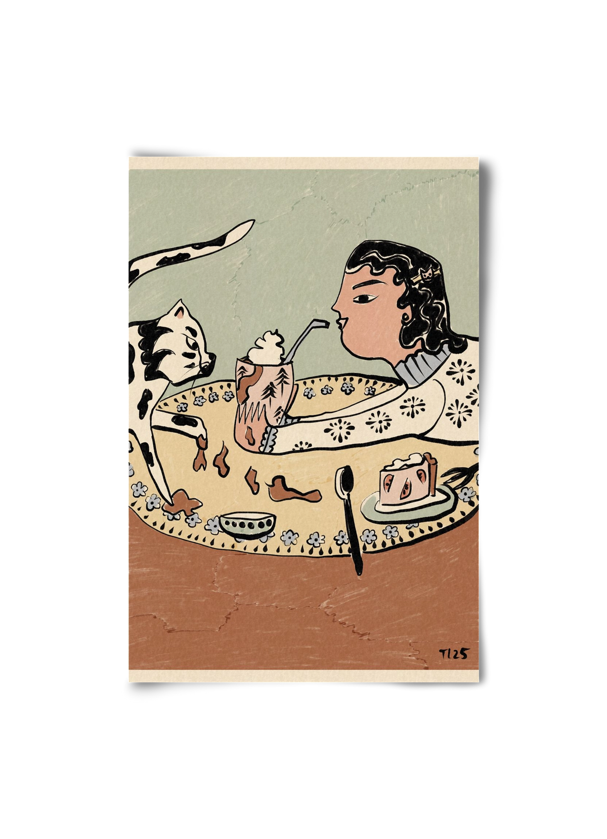 Cozy Cocoa, 20x30 cm, Keret nélkül