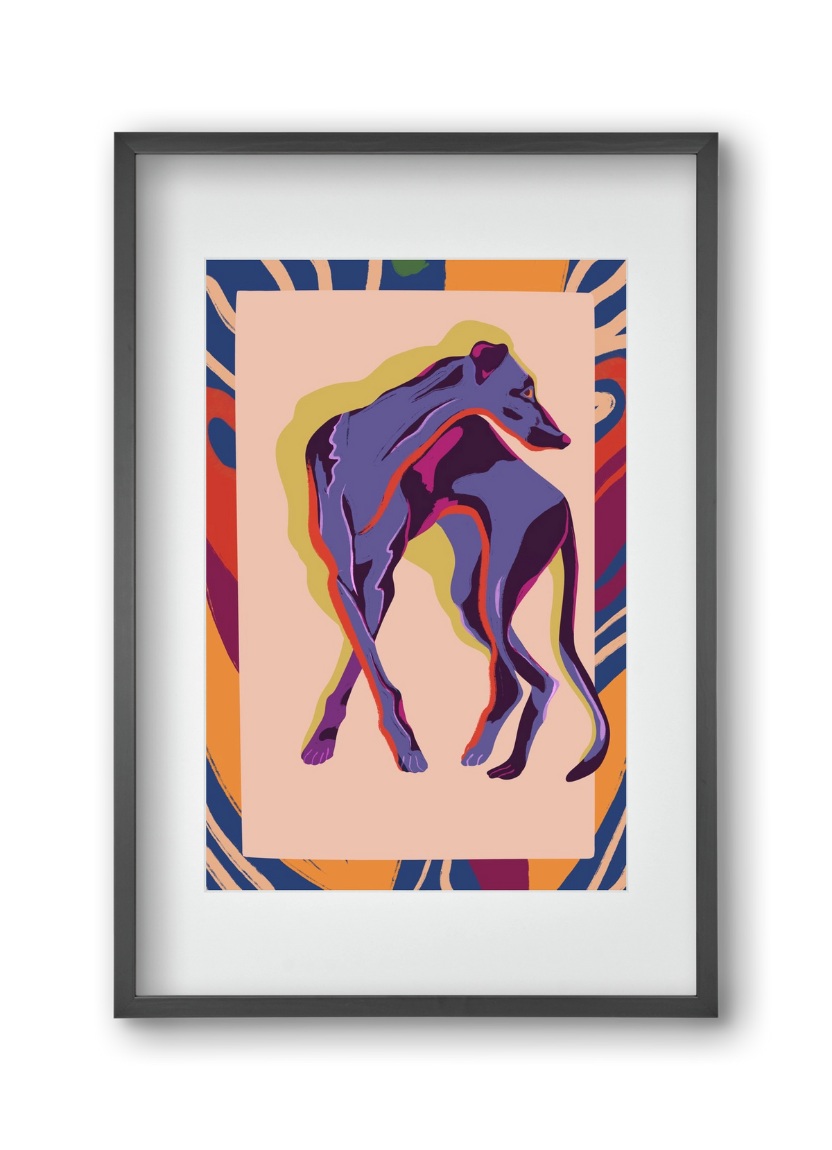 Goody, 30x45 cm (20x30 cm), Fekete keret, paszpartuval