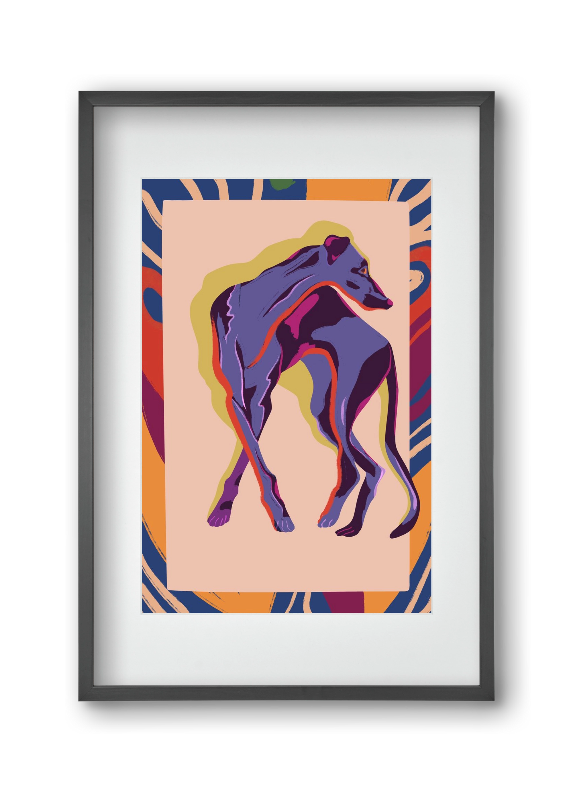 Goody, 30x45 cm (20x30 cm), Fekete keret, paszpartuval