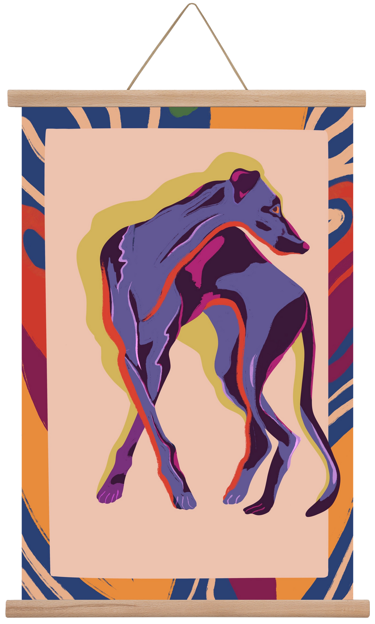 Goody, 40x60 cm (40x60 cm), Tölgy akasztó