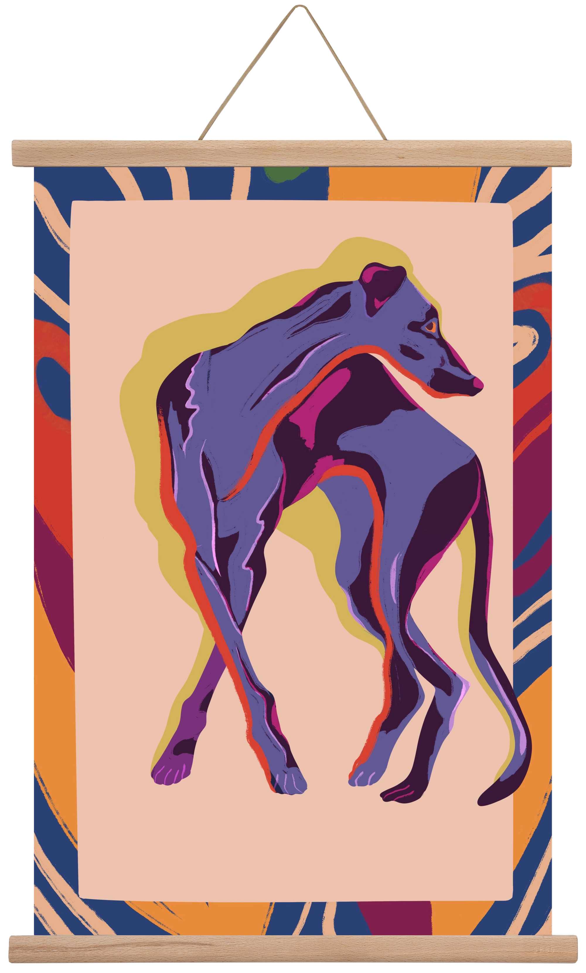 Goody, 40x60 cm (40x60 cm), Tölgy akasztó