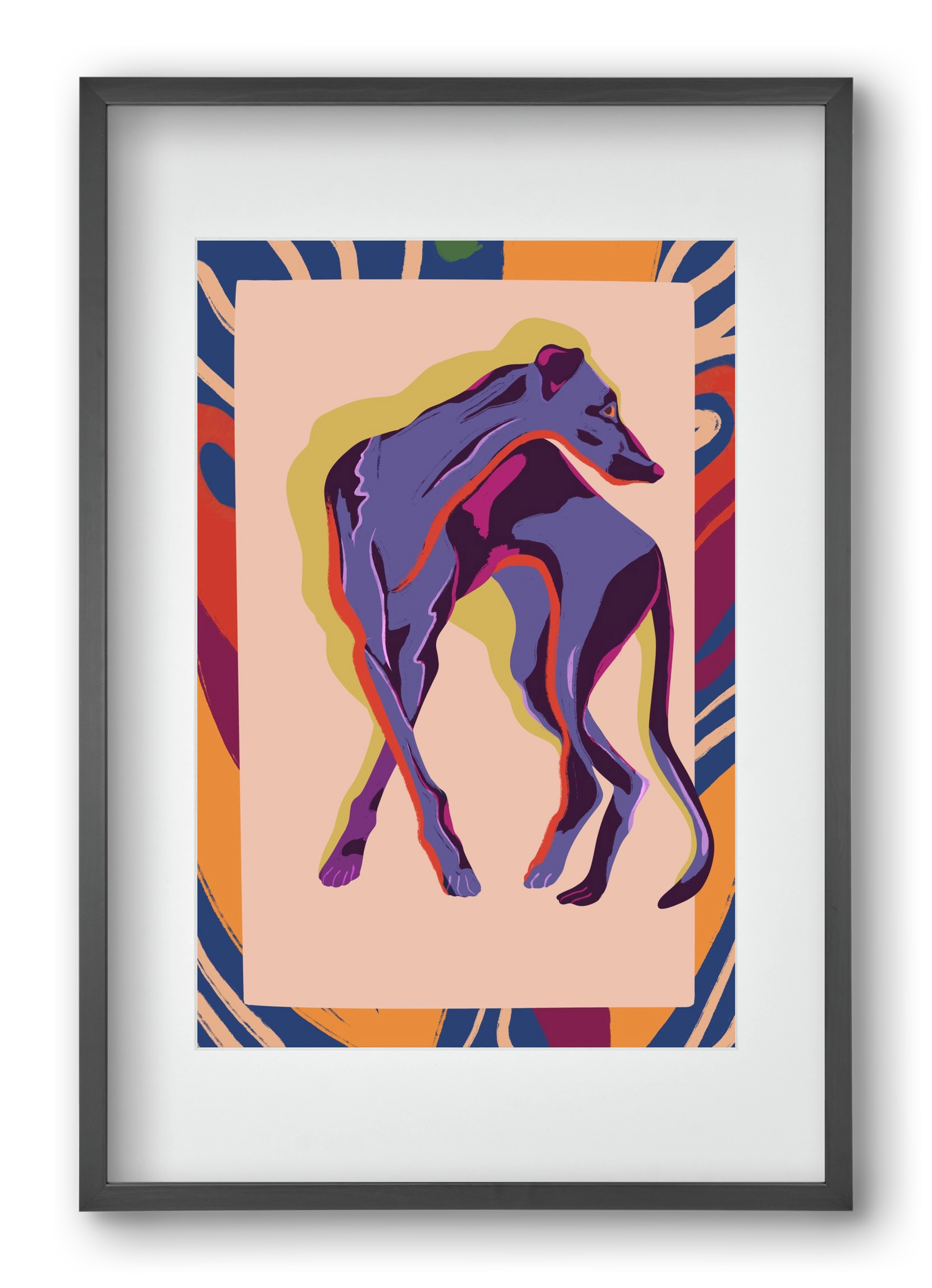 Goody, 40x60 cm (30x45 cm), Fekete keret, paszpartuval