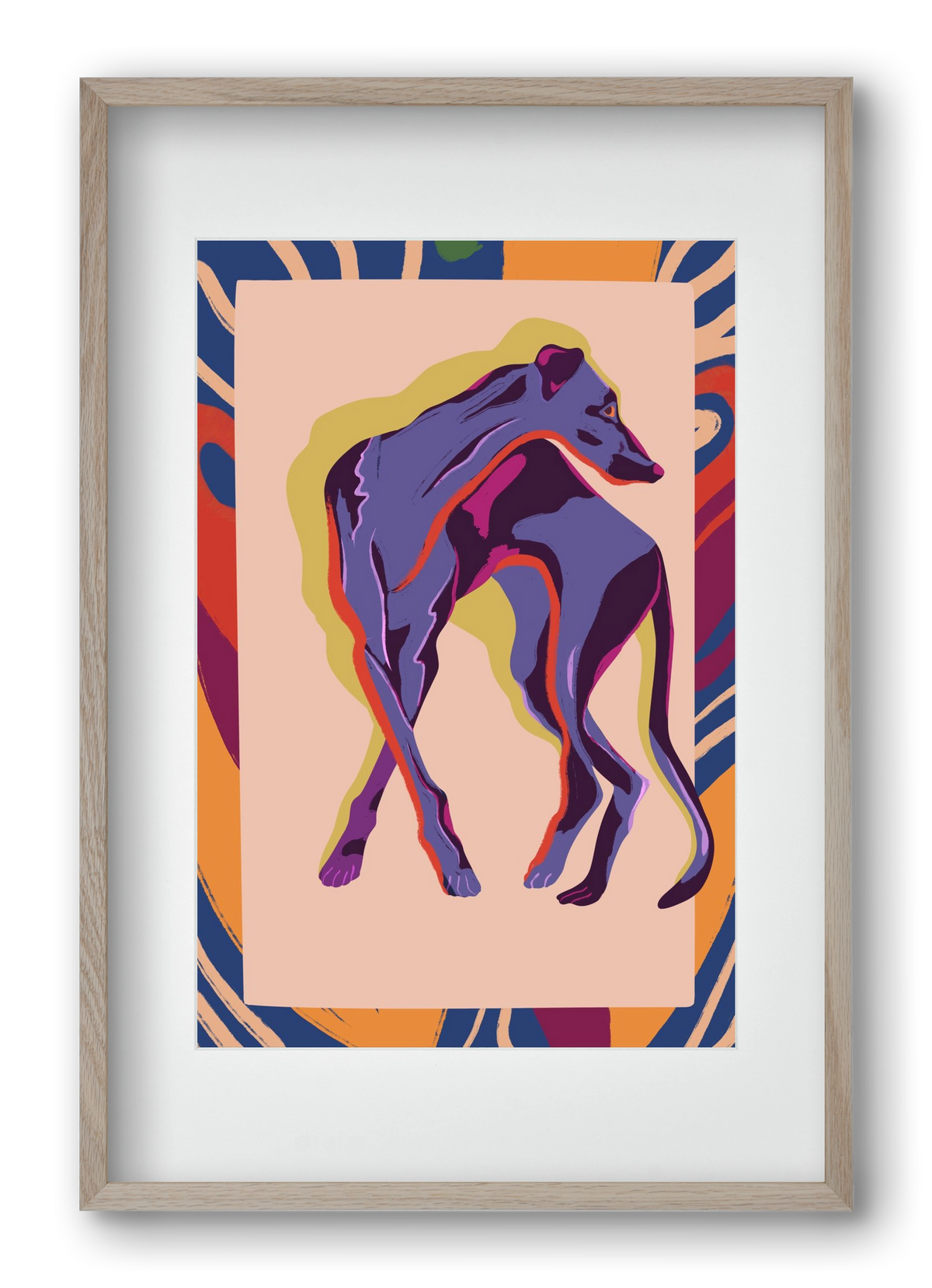 Goody, 40x60 cm (30x45 cm), Tölgy keret, paszpartuval