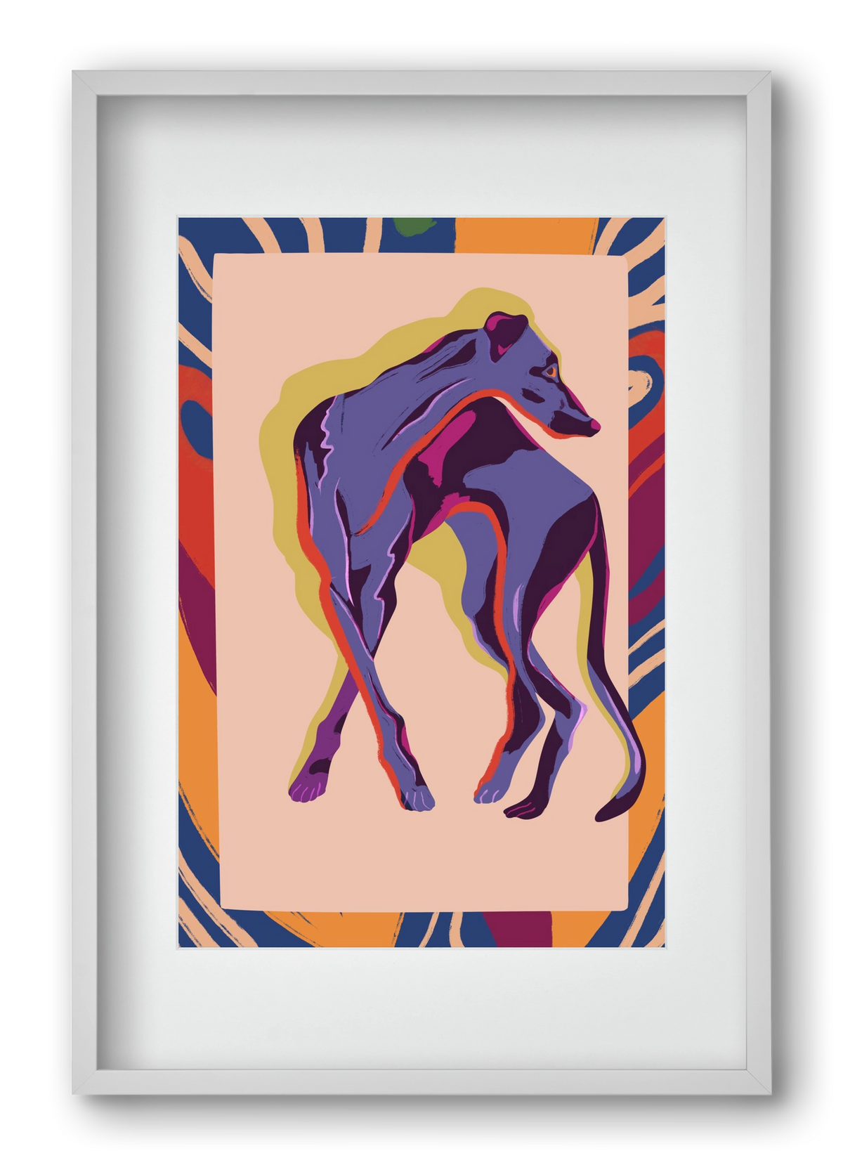 Goody, 40x60 cm (30x45 cm), Fehér keret, paszpartuval