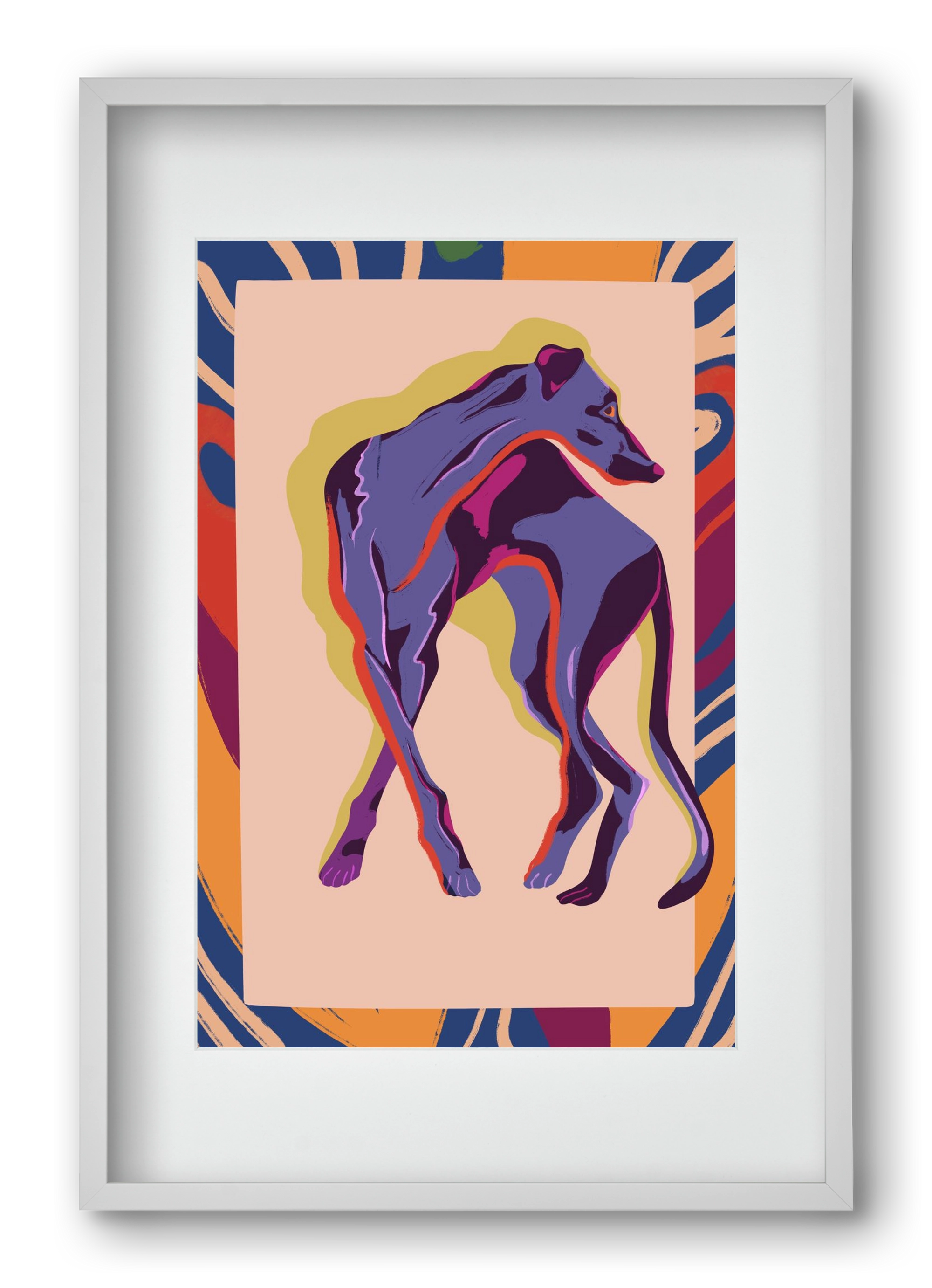 Goody, 40x60 cm (30x45 cm), Fehér keret, paszpartuval