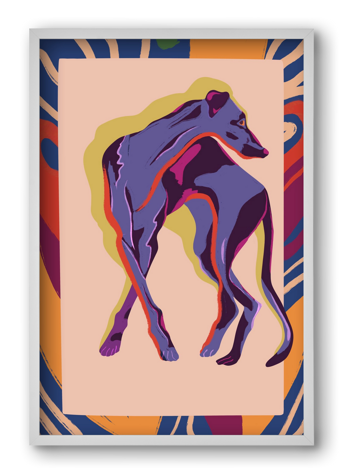 Goody, 40x60 cm (40x60 cm), Fehér keret