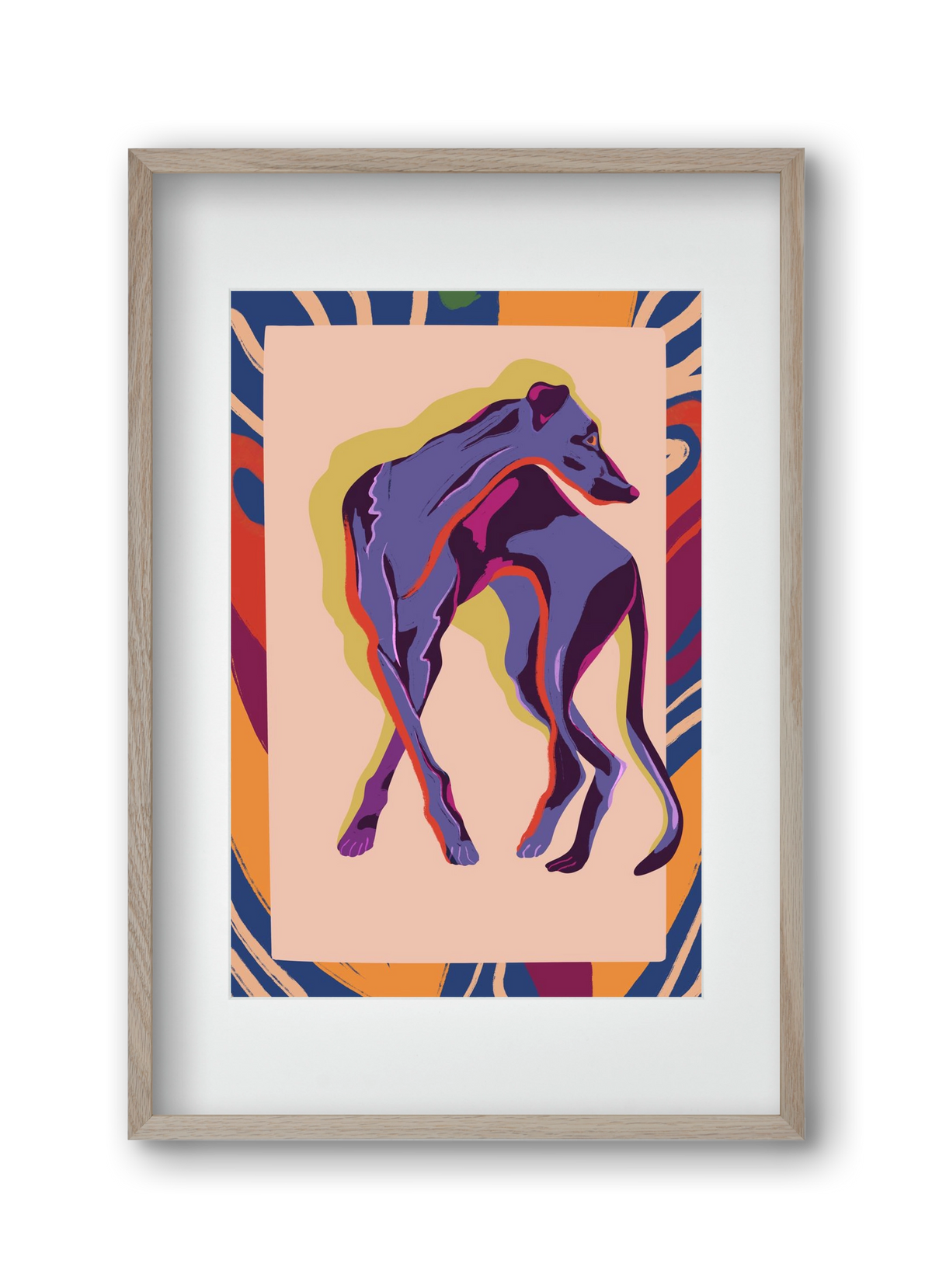 Goody, 30x45 cm (20x30 cm), Tölgy keret, paszpartuval