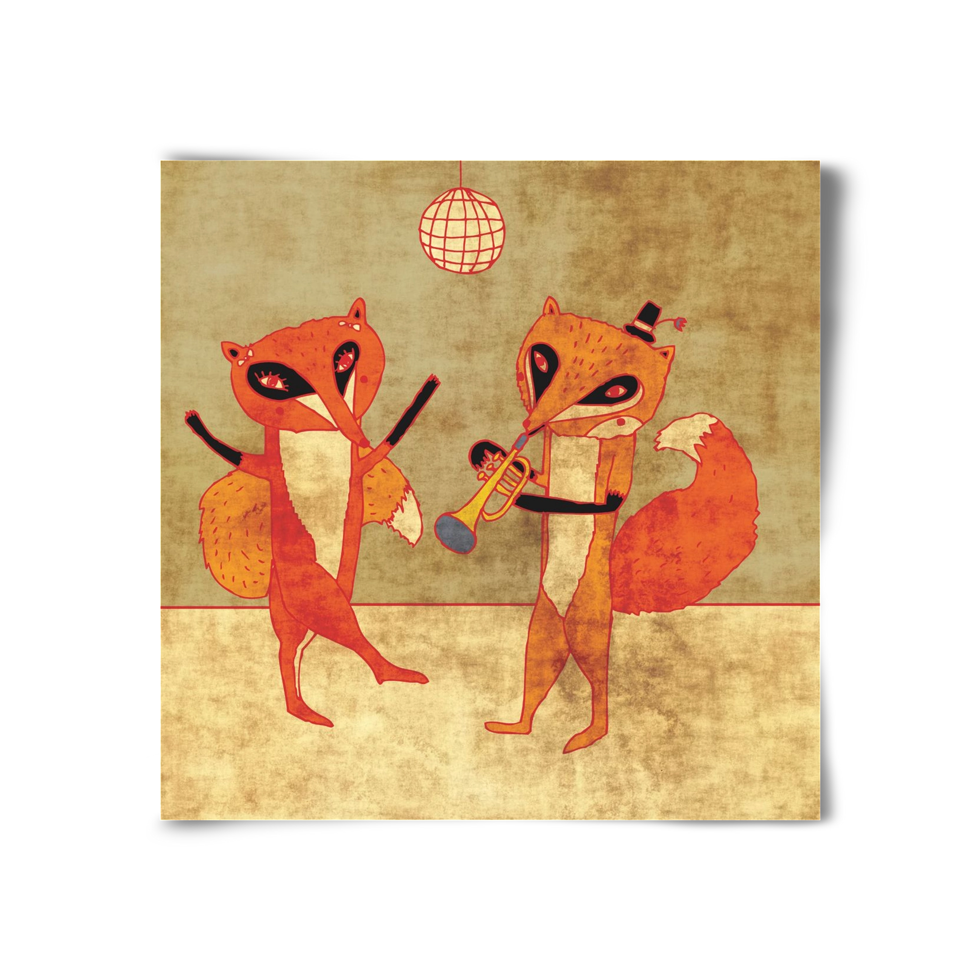 Rókamóka 3., 30x30 cm, Keret nélkül