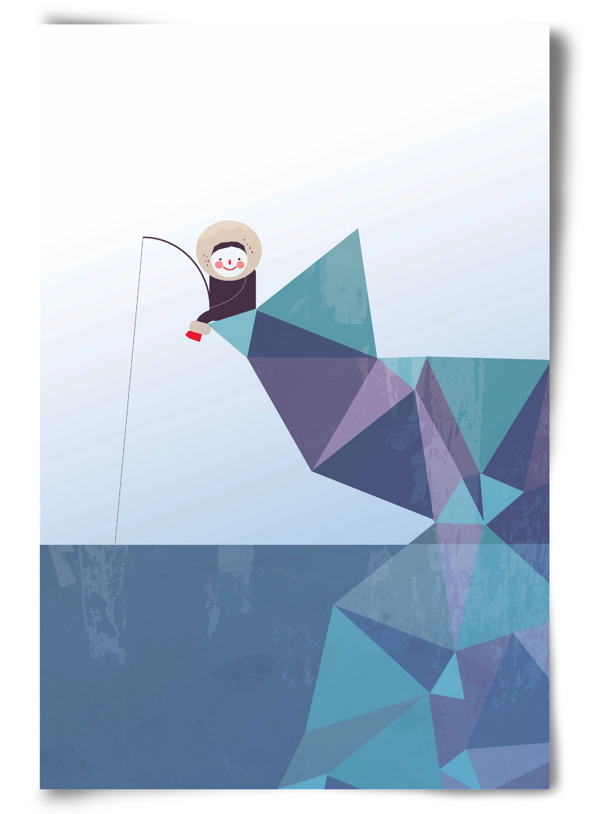 Eszkimó, 60x90 cm, Keret nélkül