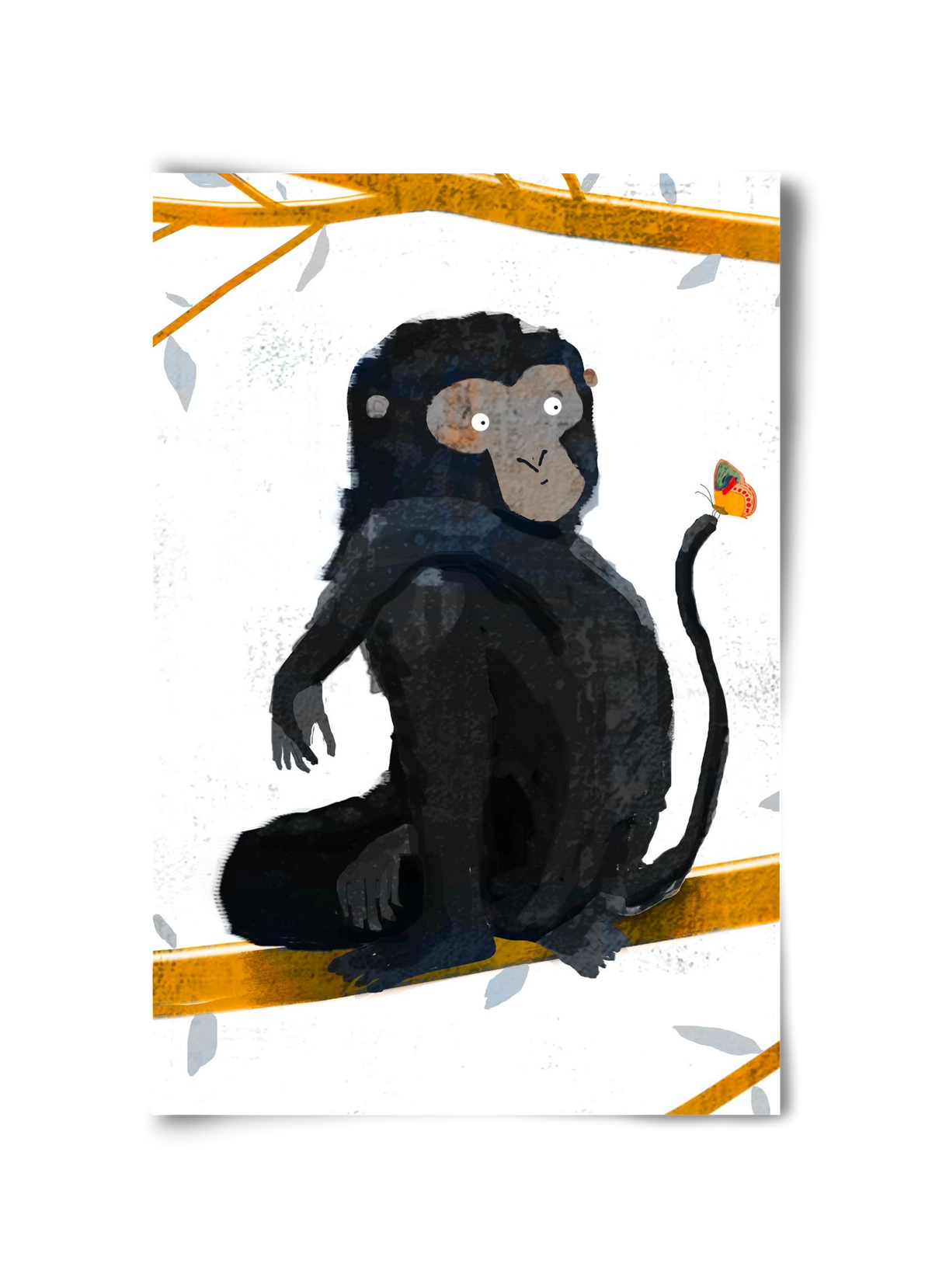 Pillangó, 30x45 cm, Keret nélkül