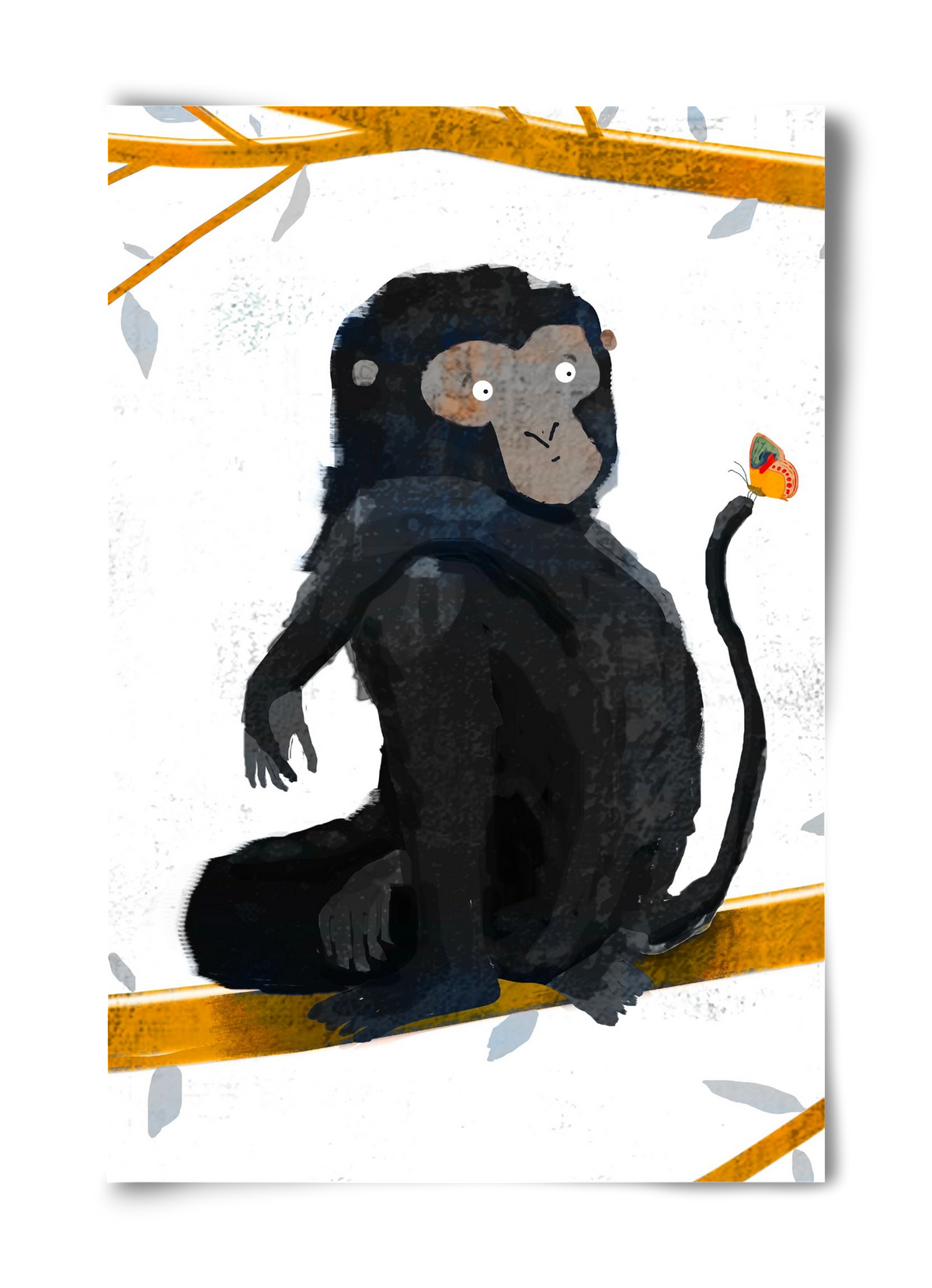 Pillangó, 40x60 cm, Keret nélkül