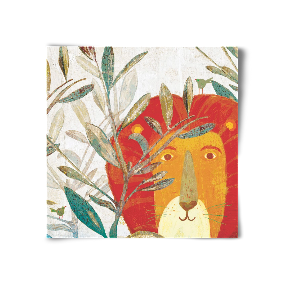 Oroszlán, 30x30 cm, Keret nélkül