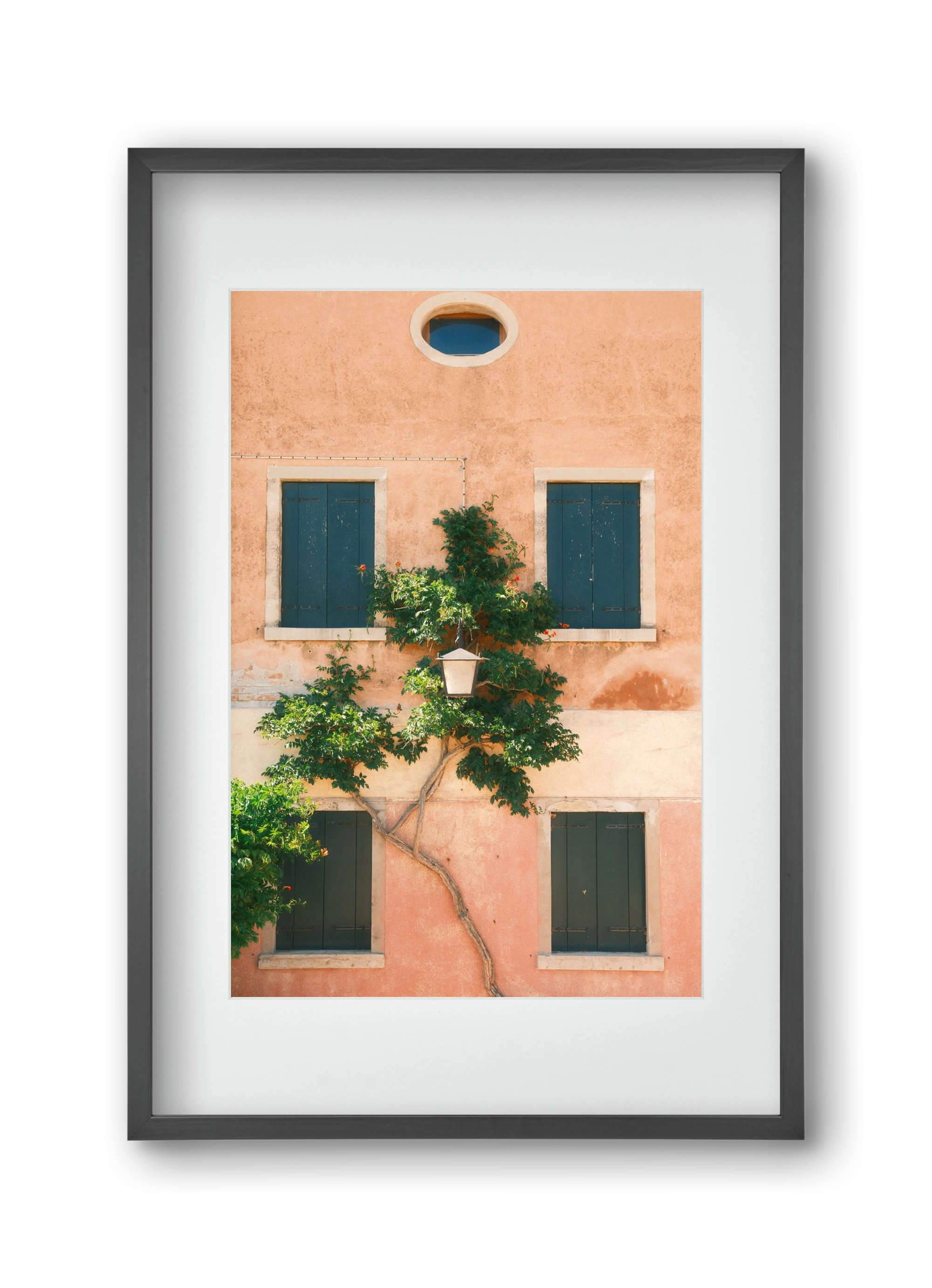 Summer Whisper, 30x45 cm (20x30 cm), Fekete keret, paszpartuval